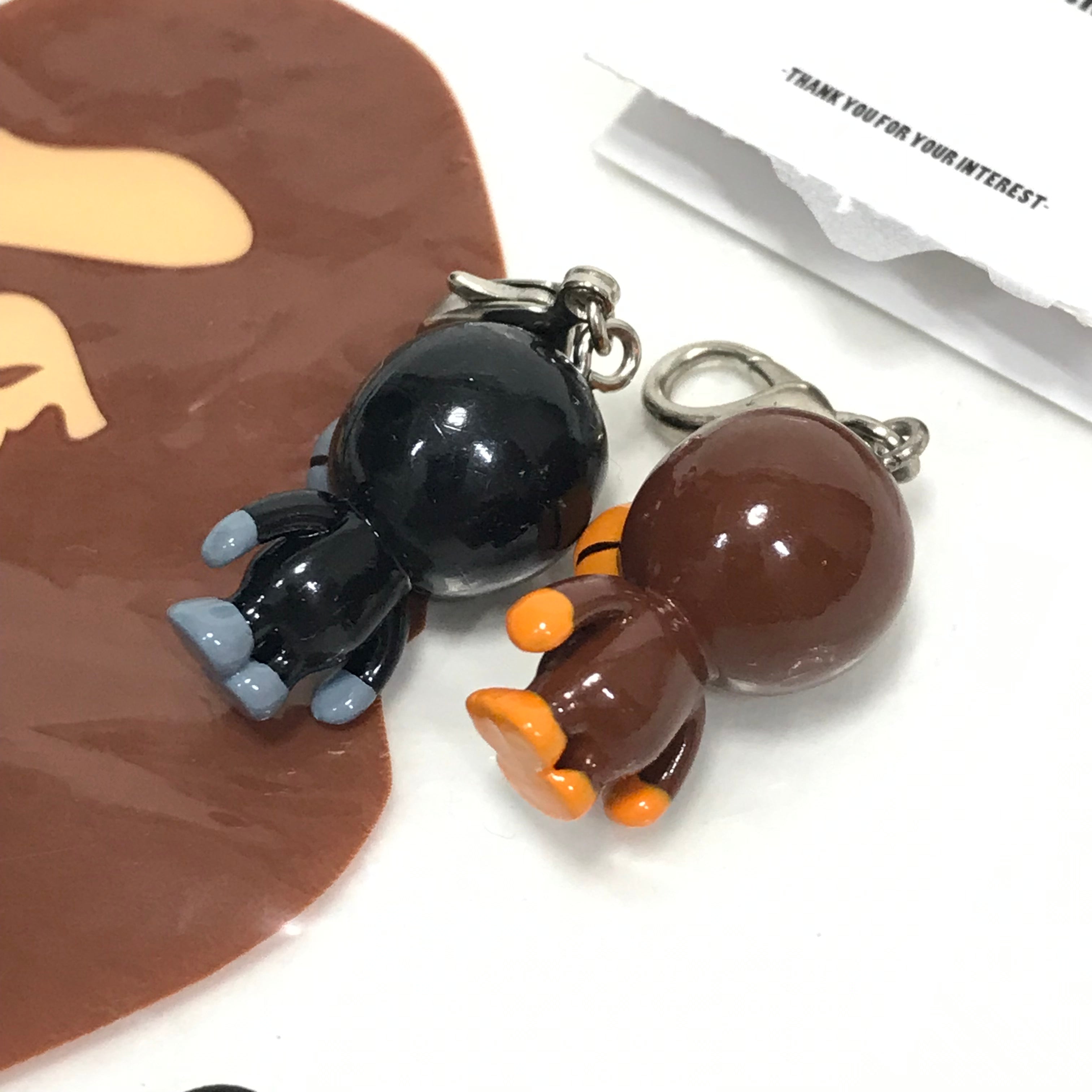 DS! A Bathing Ape Bape Vintage Baby Milo Keychain Set