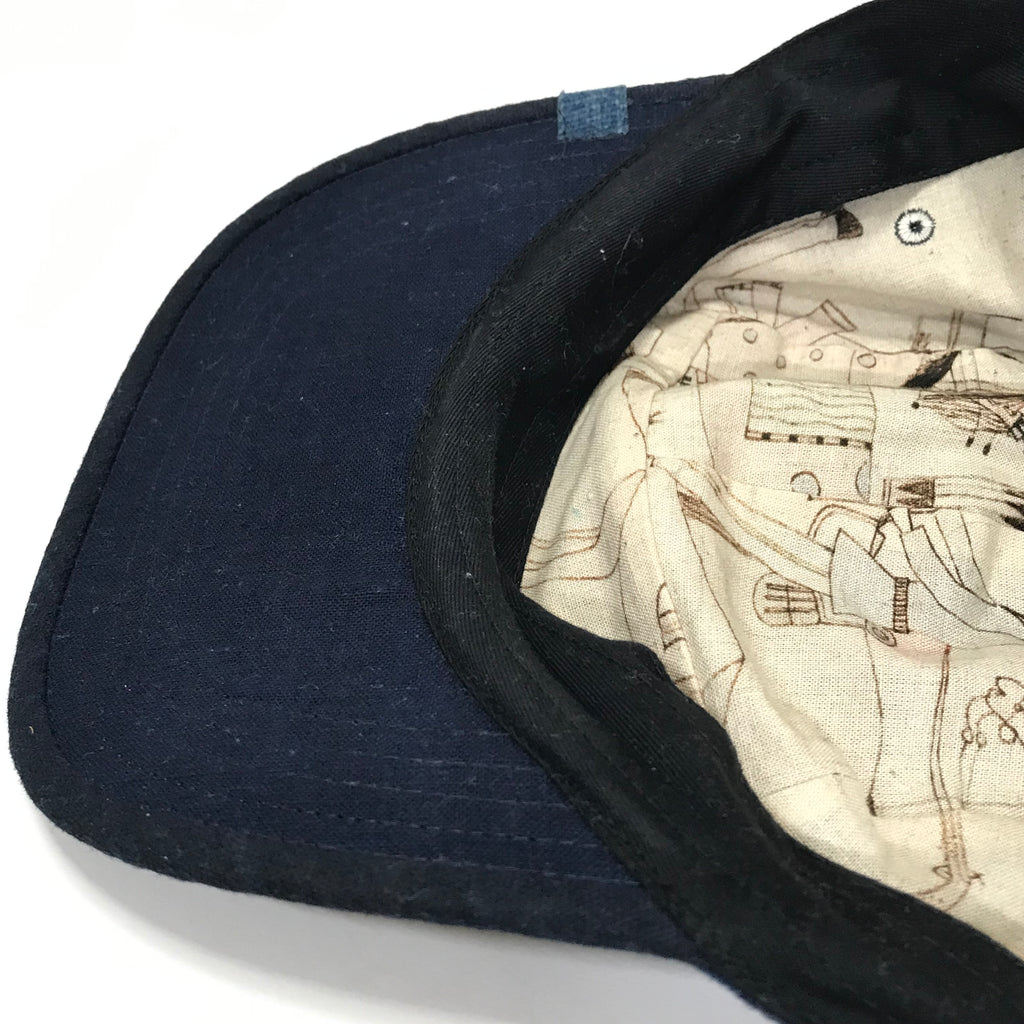 Visvim ICT 19SS Kofu Camp Cap Indigo – StylisticsJapan.com