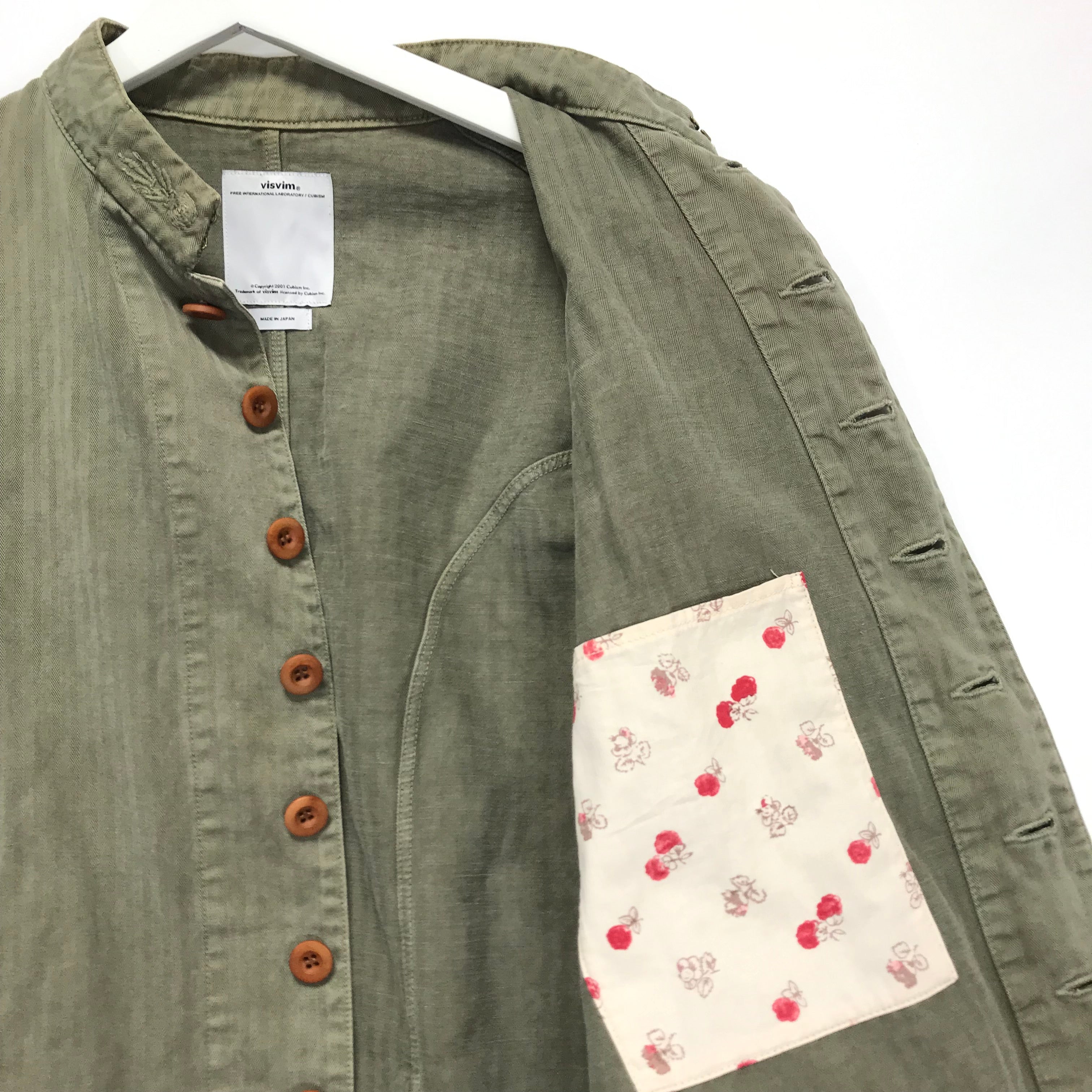 XL] Visvim 14SS Lugli Jacket Damaged Chino Olive – StylisticsJapan.com