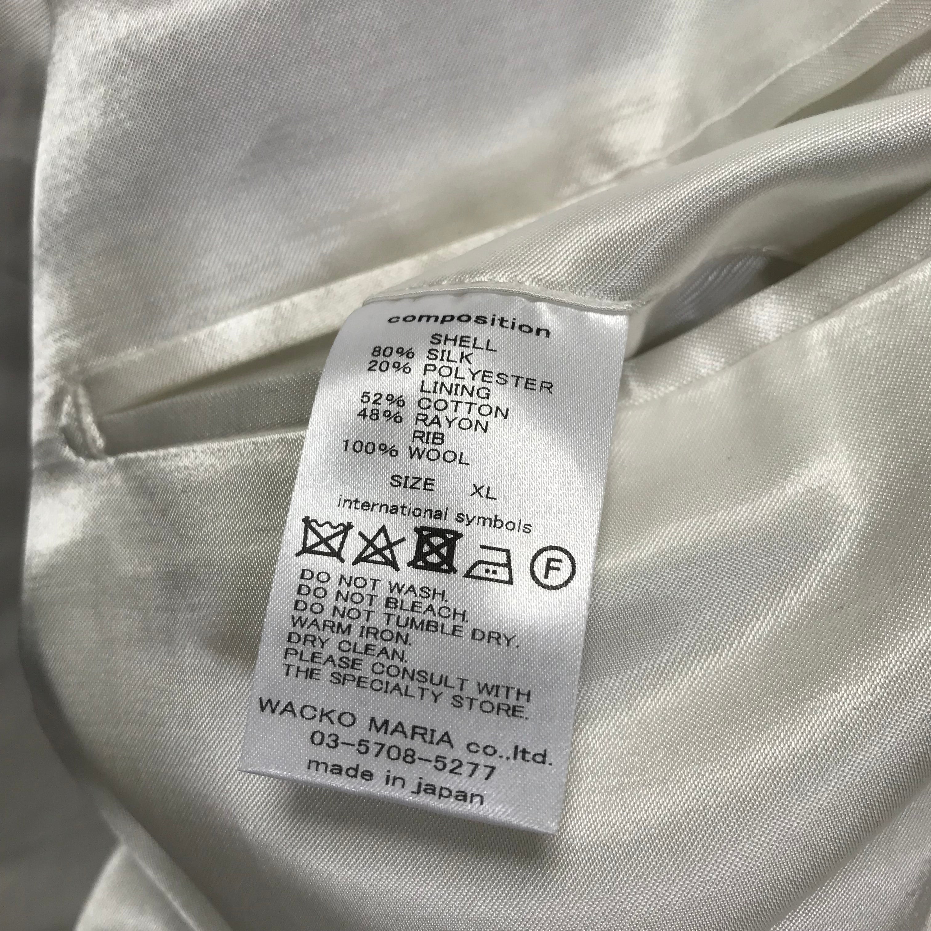 XL] DS! Wacko Maria x TIM LEHI SILK JACQUARD SKA BOMBER JACKET