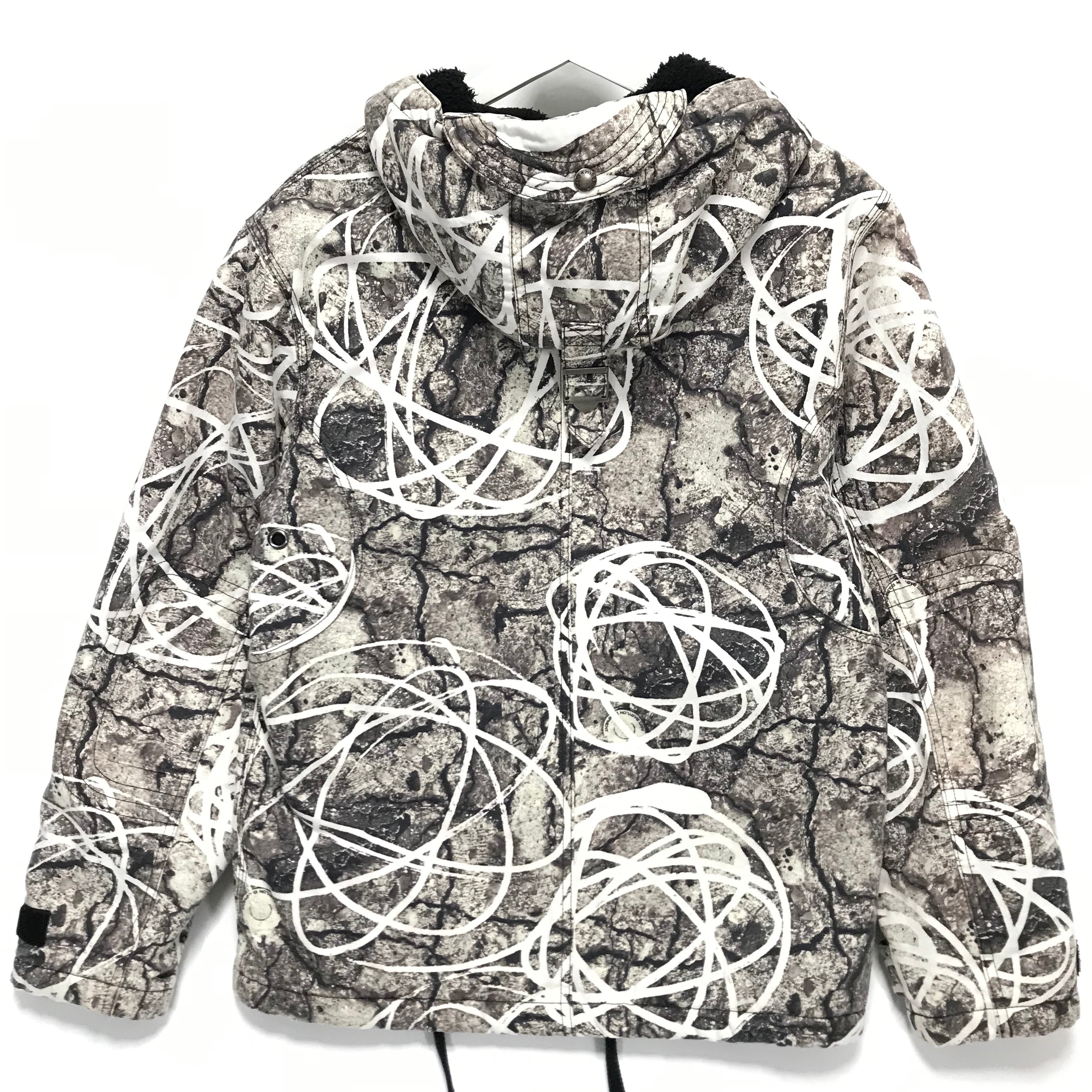 M] NITRAID X FUTURA REAL STONE CAMO HOODED JACKET