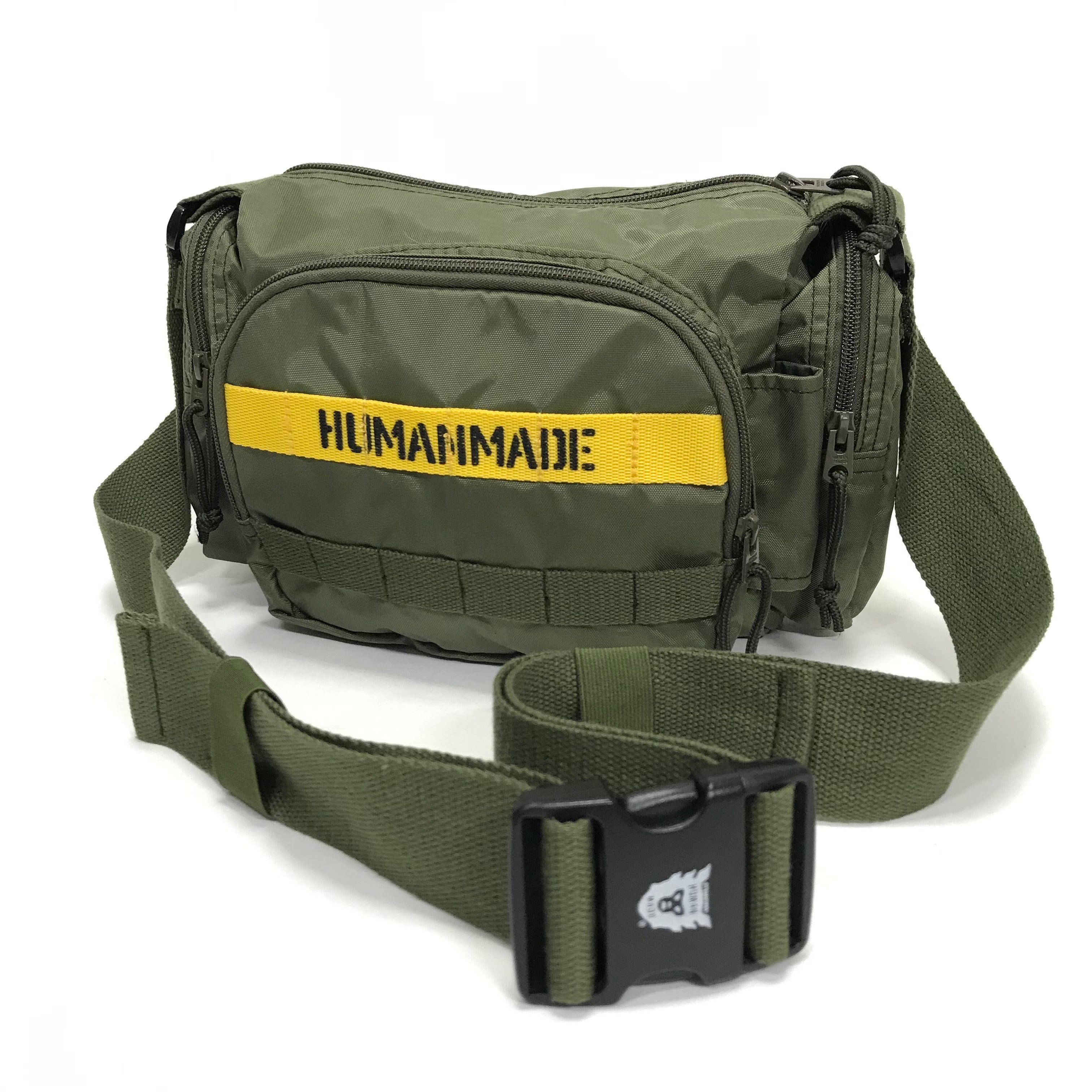 Human made shop military waist bag