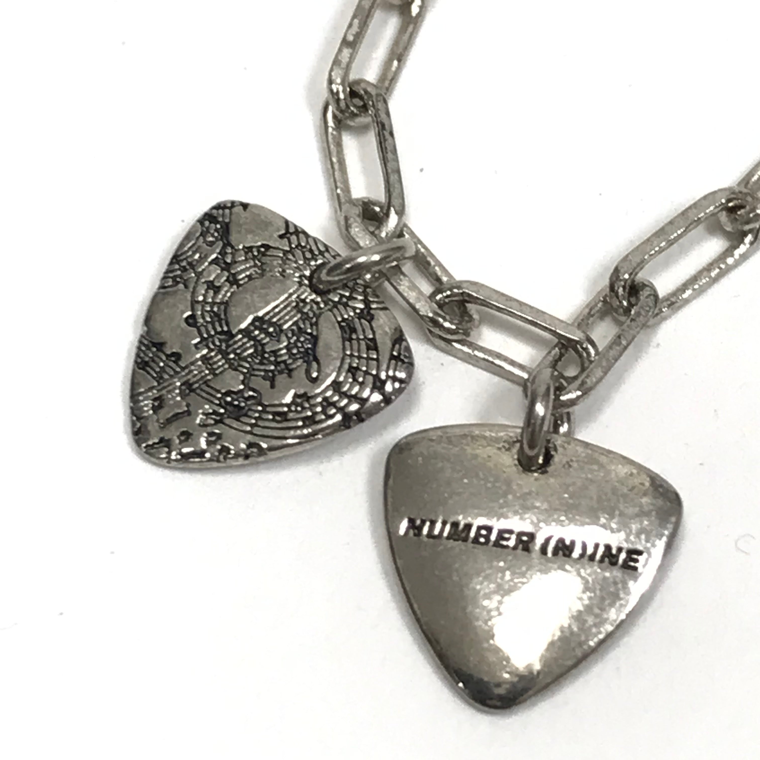 Number Nine Guitar Pick Silver Necklace – StylisticsJapan.com