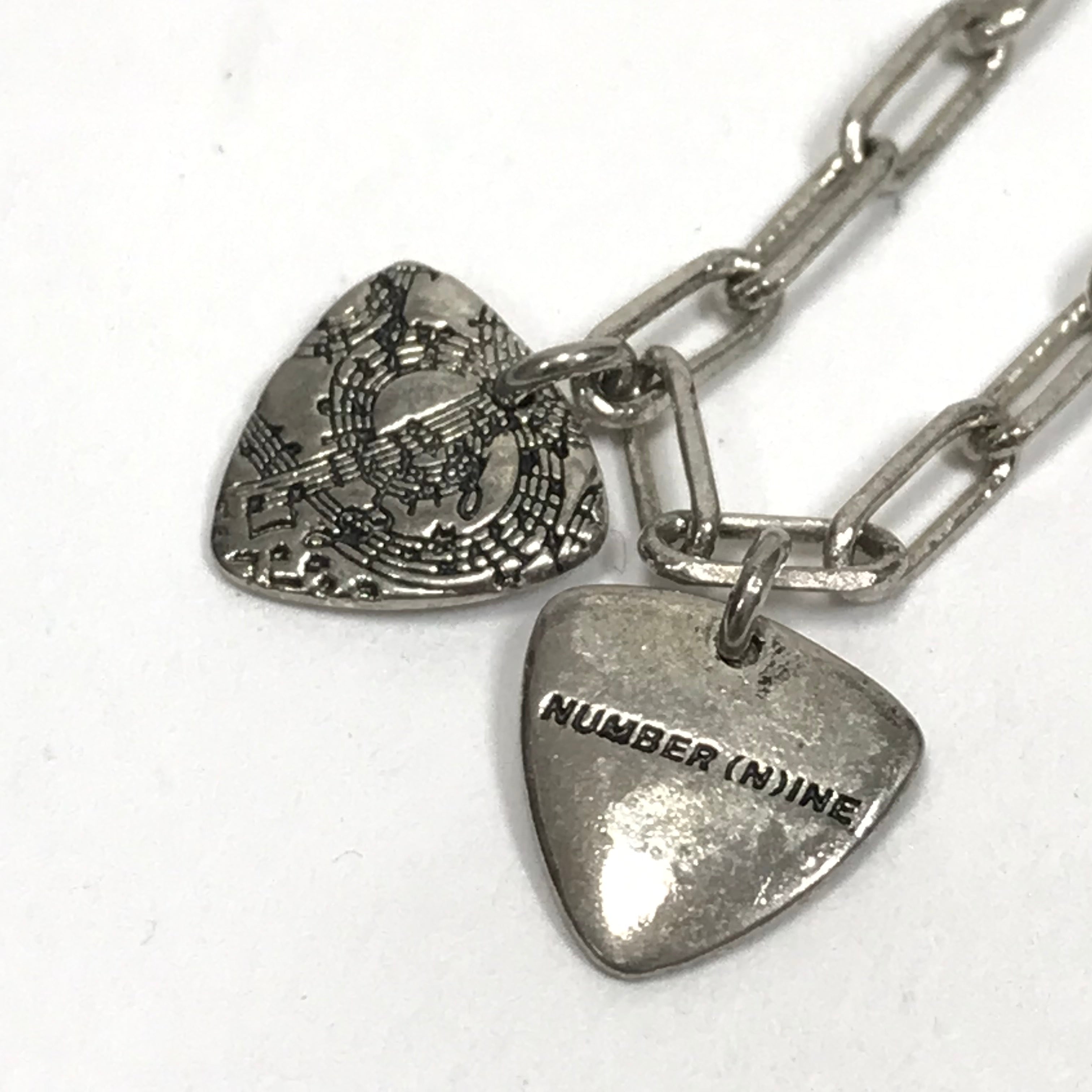 Number Nine Guitar Pick Silver Necklace – StylisticsJapan.com