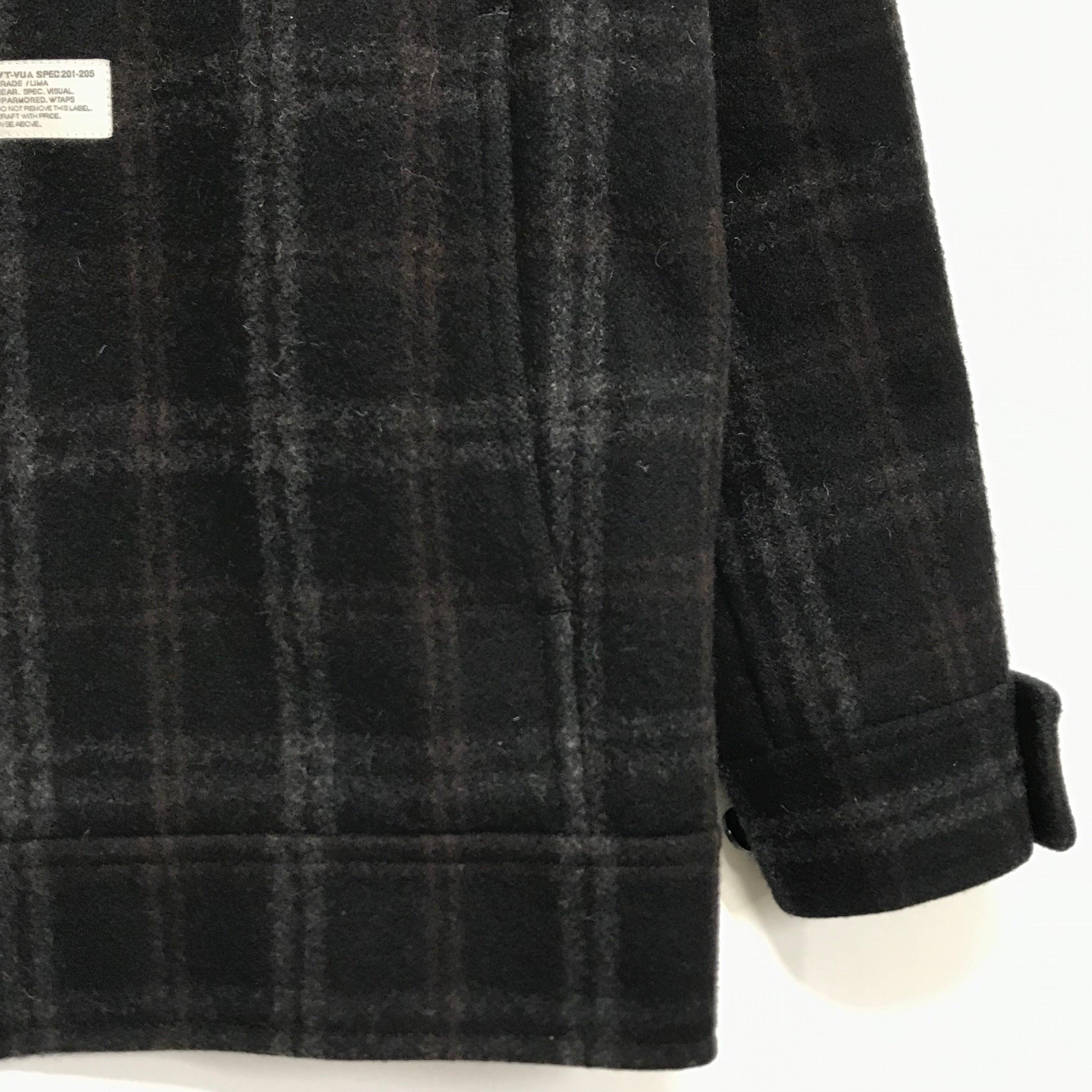L] WTaps 10AW Melton Wool Grease Jacket Black – StylisticsJapan.com