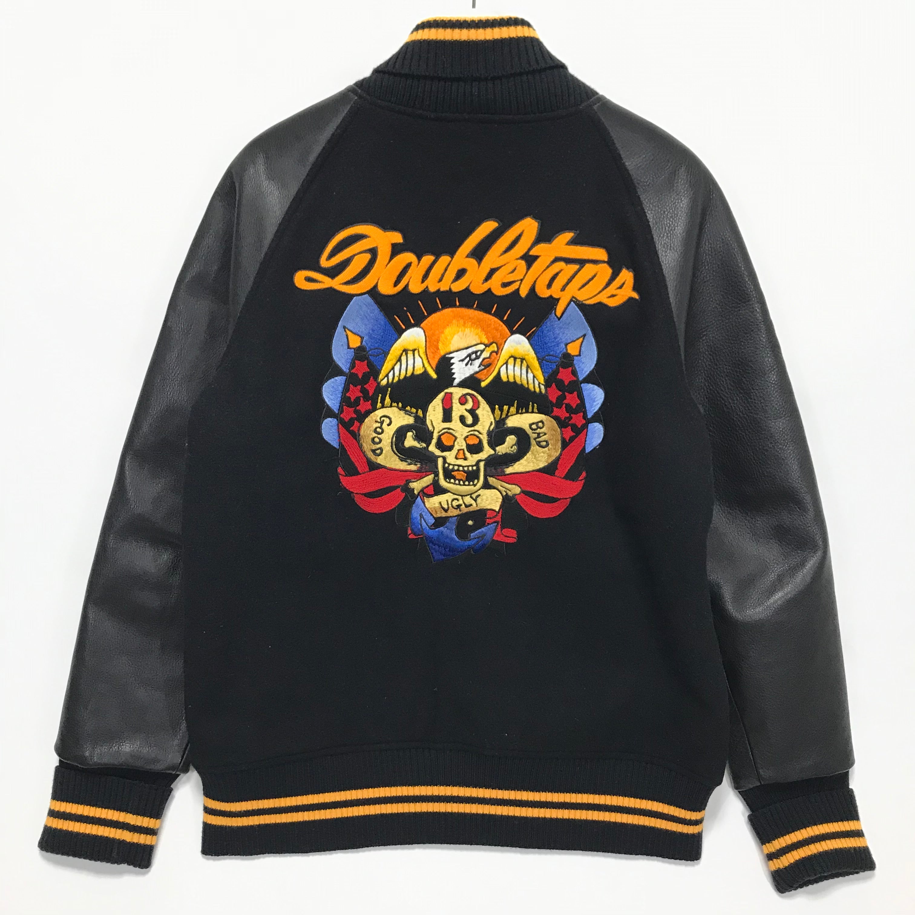 L] WTaps Philosophy Store Limited 'Good Bad Ugly' Varsity Jacket