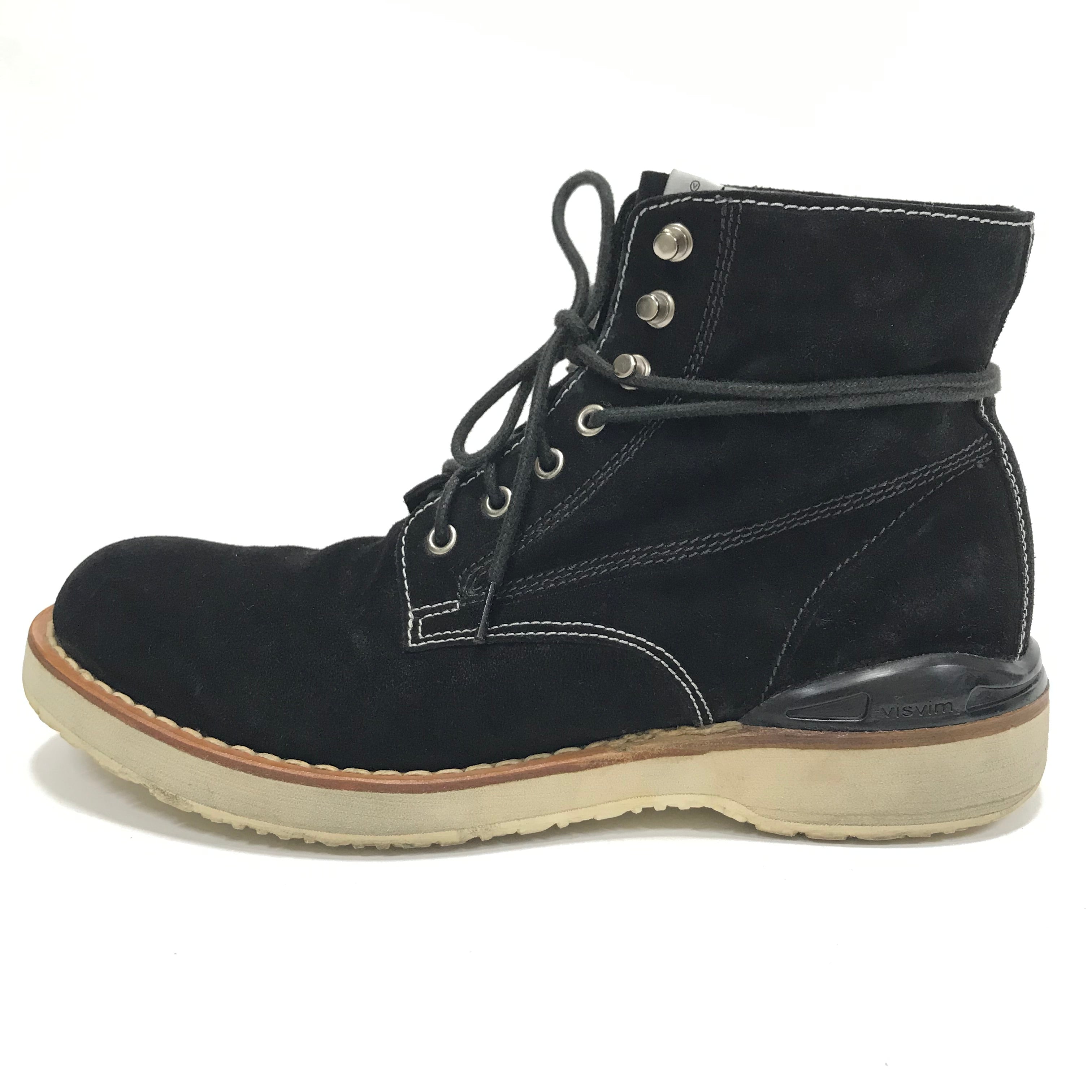 9] Visvim 11AW Virgil Boots Folk Suede Black – StylisticsJapan.com