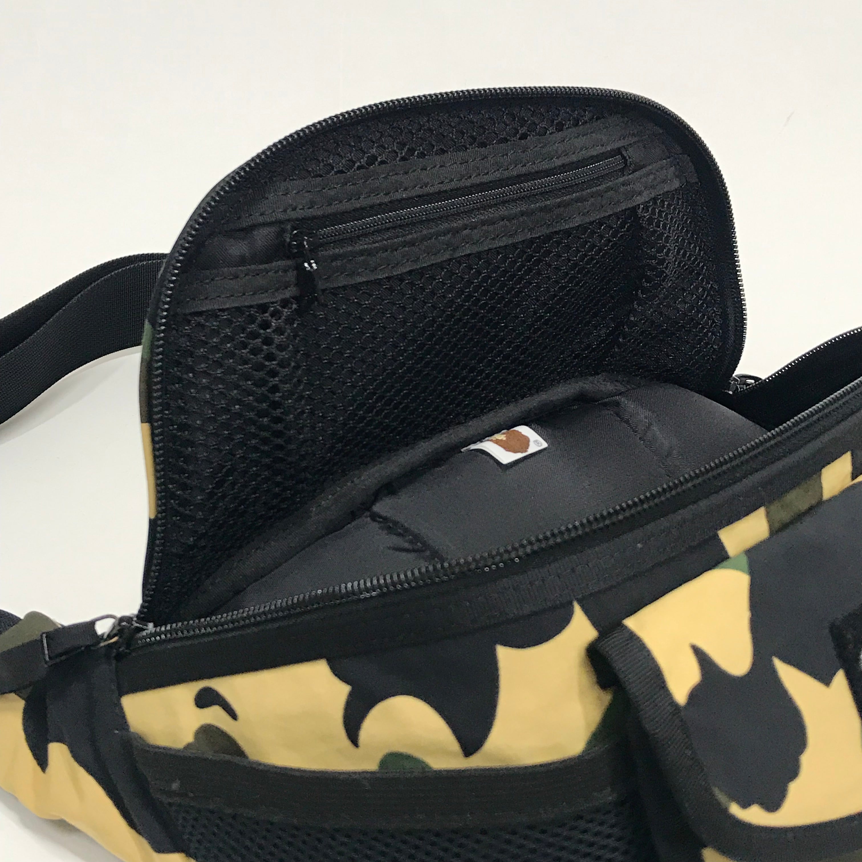 BAPE x Porter 1st Camo Waist Bag Yellow Camo Men's - SS18 - US