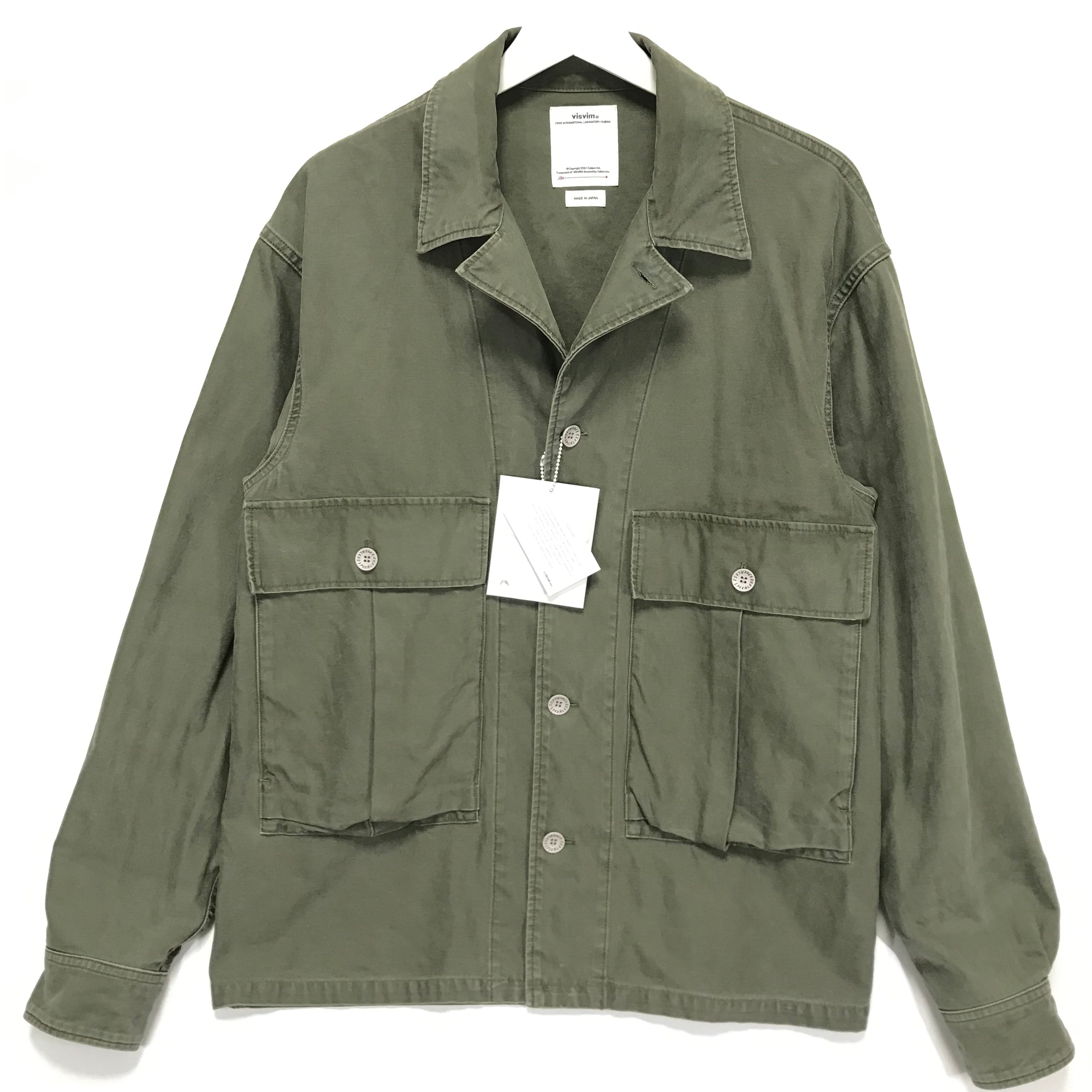 L] Visvim 19SS VISVIM DOMAINE SHIRT JKT PALISADES OLIVE