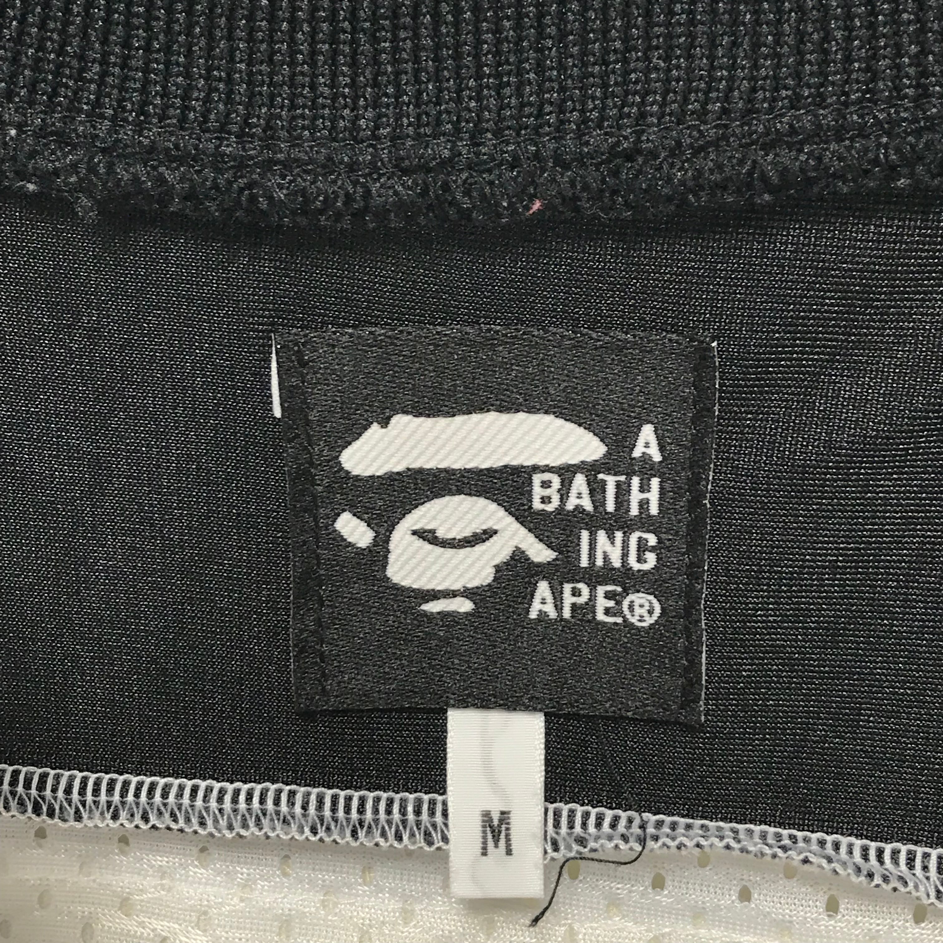 M] A Bathing Ape Bape Vintage Mad Face Football Jersey