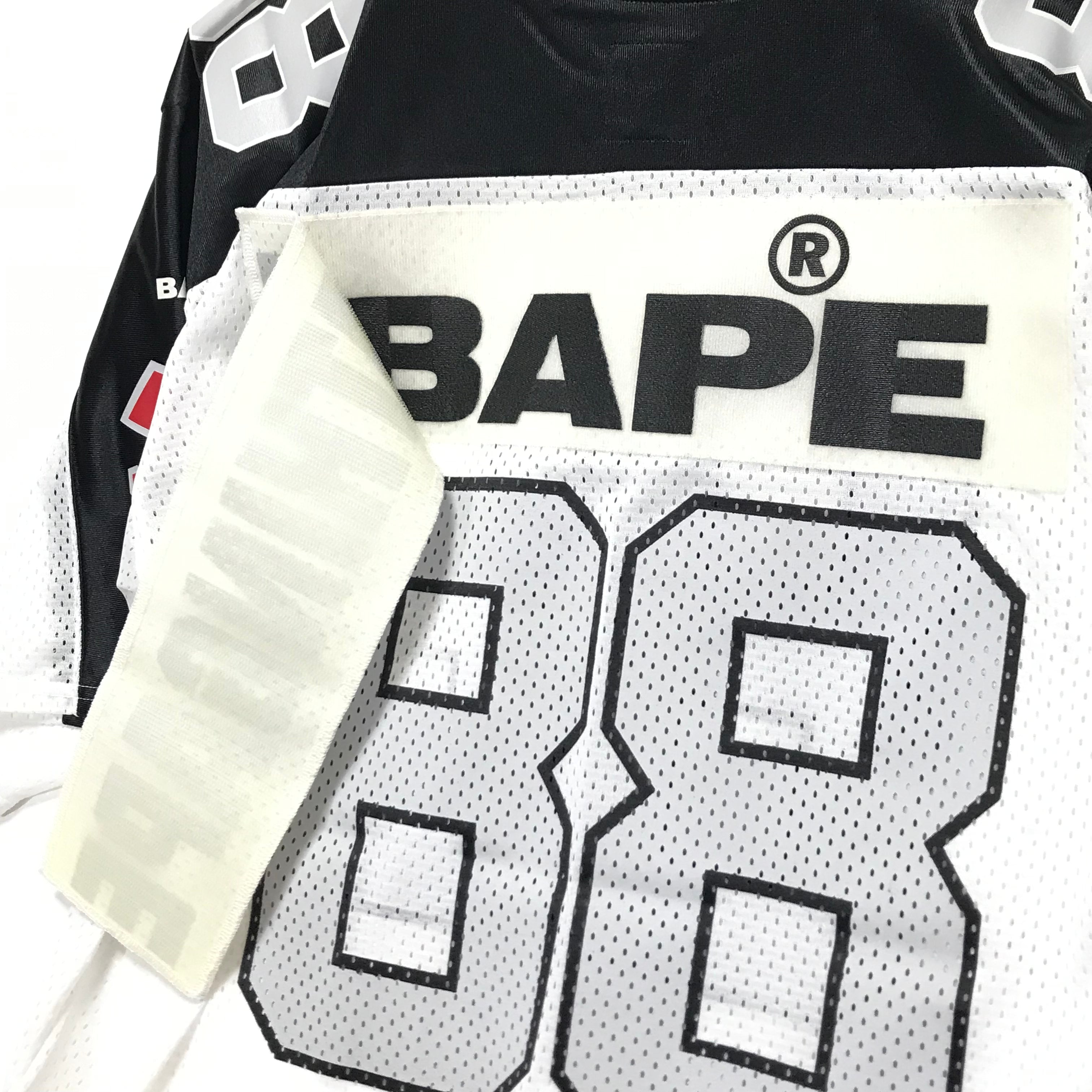 Vintage BAPE A Bathing Ape Football Jersey Made in Japan -   UK