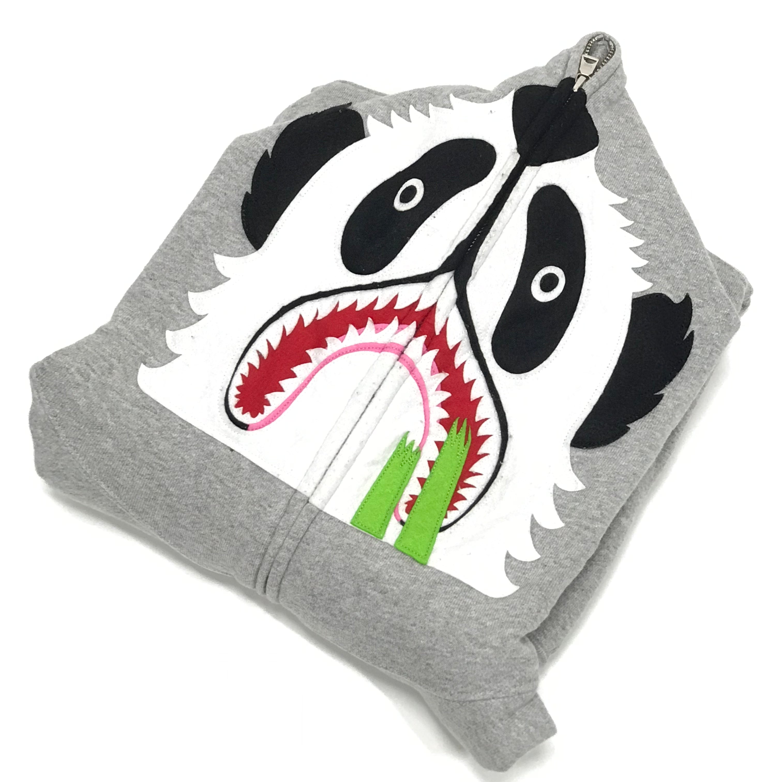 L] A Bathing Ape Bape Full Zip Panda Hoodie Grey – StylisticsJapan.com