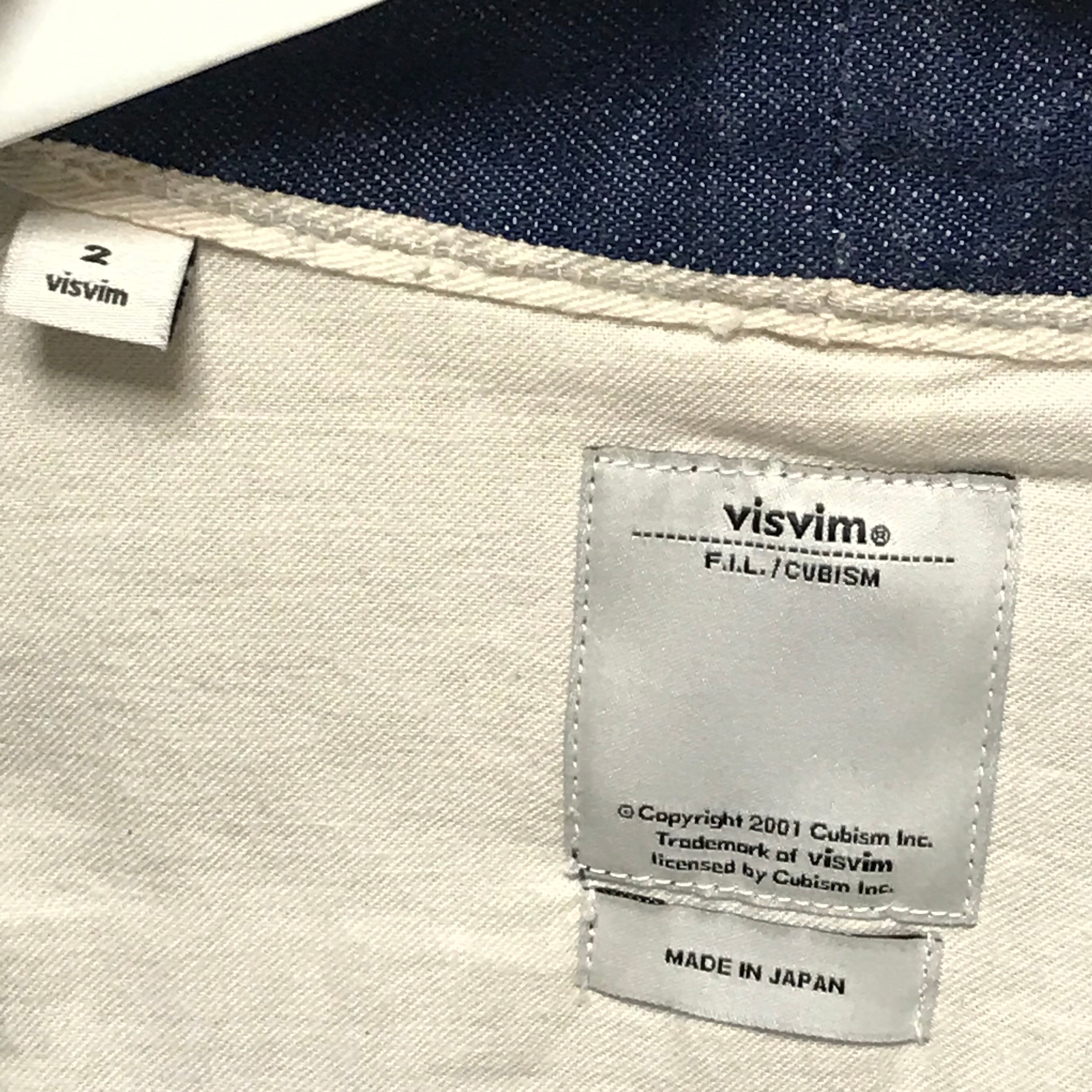 M] VISVIM 13SS Visvim Lhamo Shirt One Wash Indigo