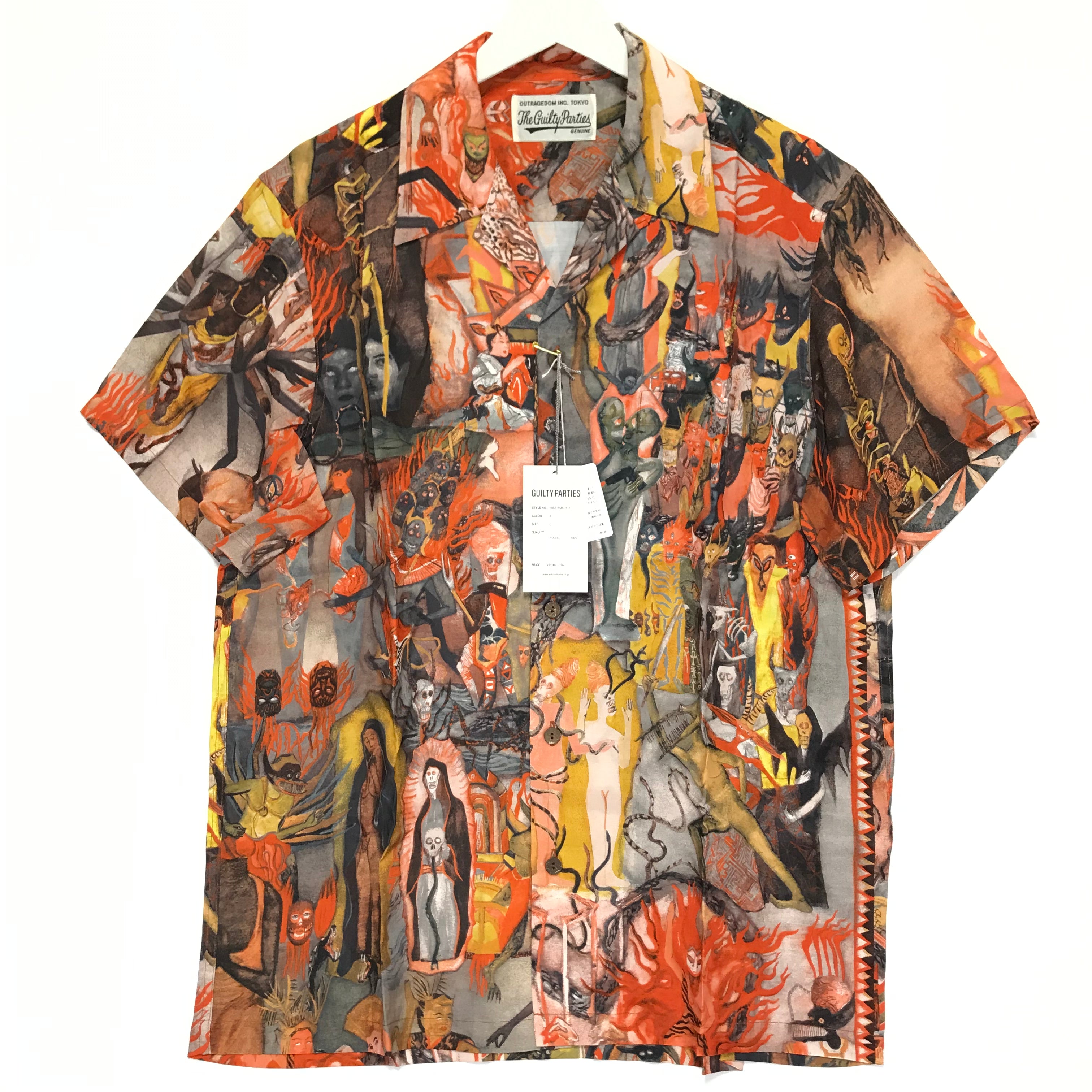 [L] DS! Wacko Maria 18SS Hekiga S/S Hawaiian Shirt