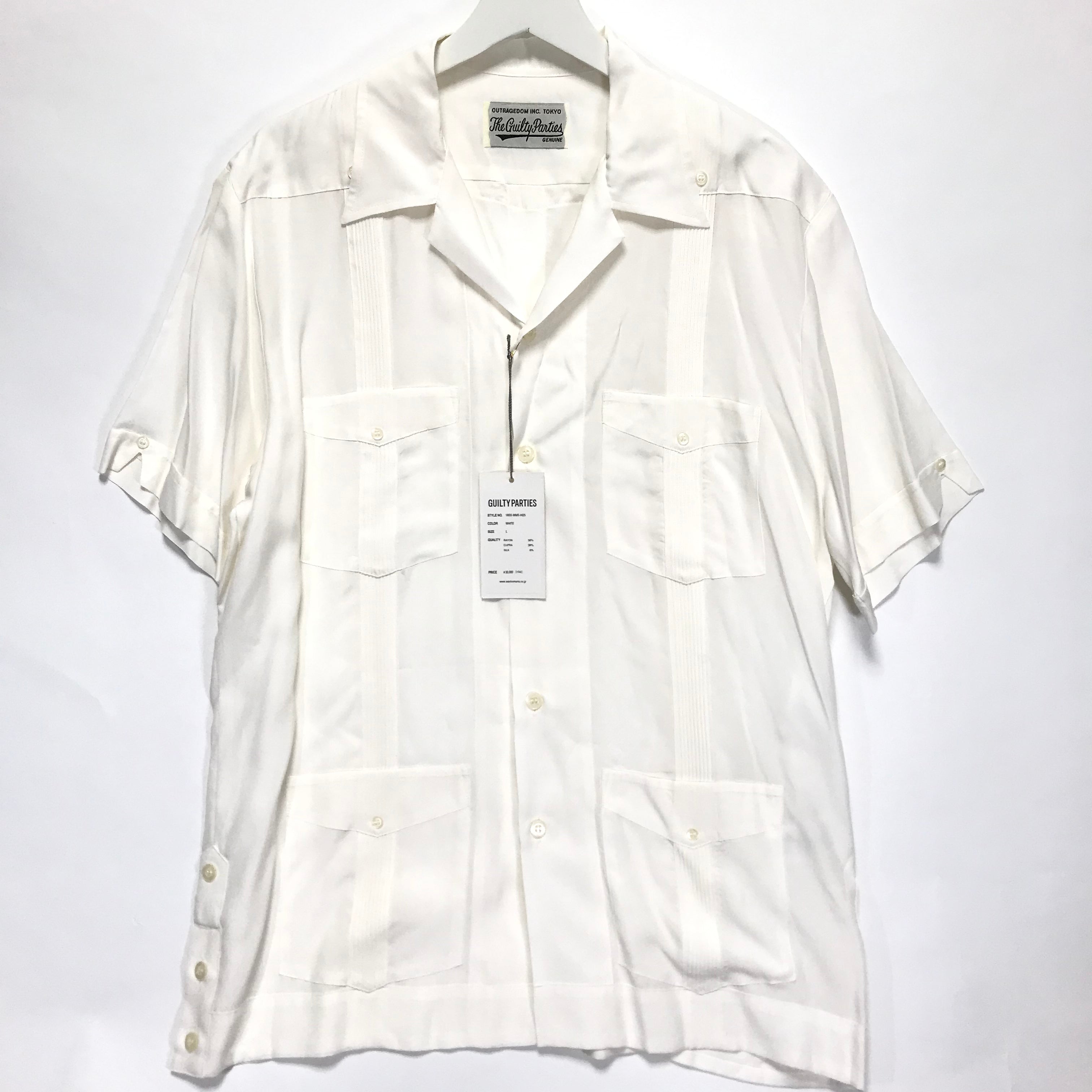 [L] DS! Wacko Maria 18SS Cuba Guayabera S/S Shirt