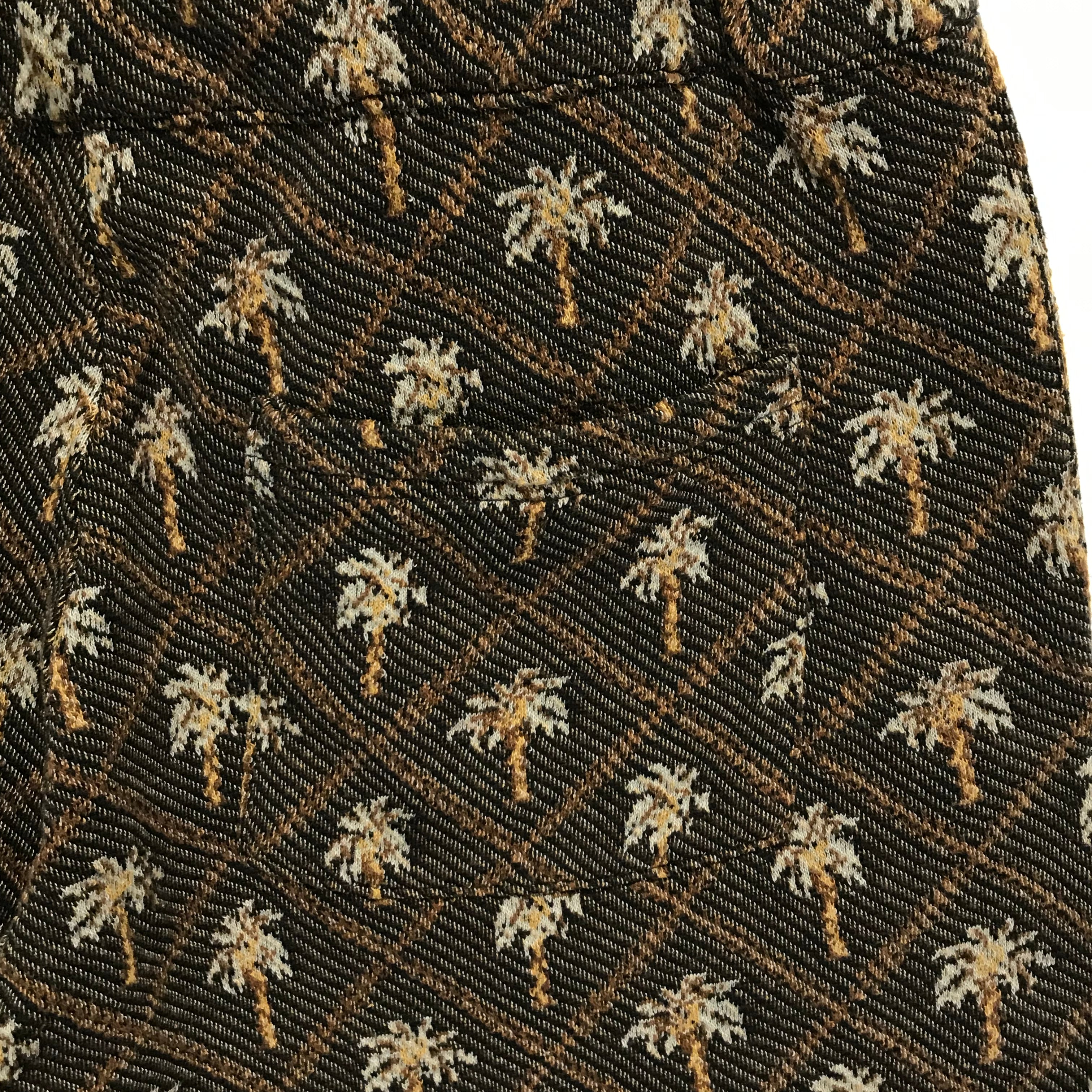 XL] Kapital Jacquard Woven Palm Tree Shorts –