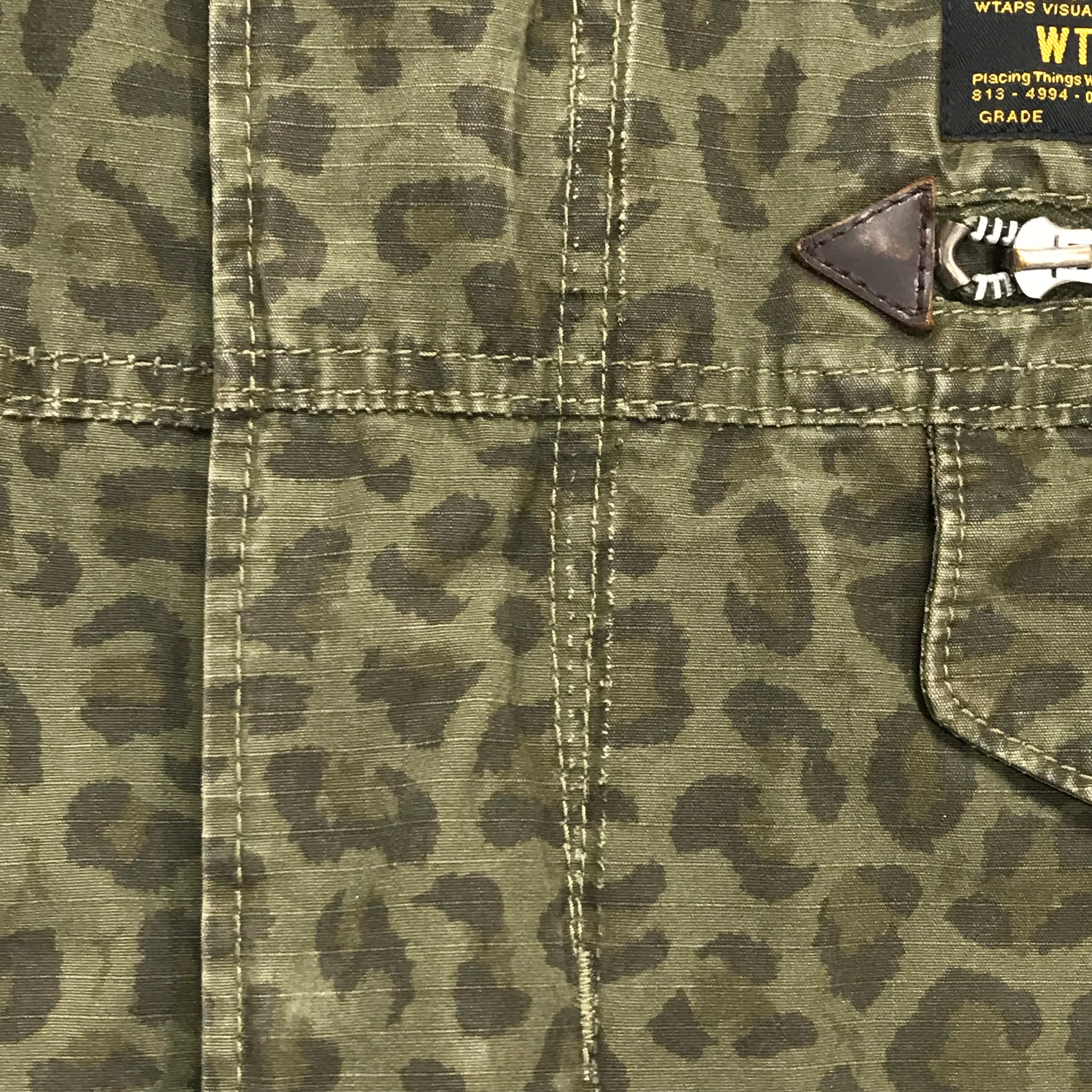 S] WTAPS 12AW Leopard Camo Ripstop Camo M-65 Jacket 