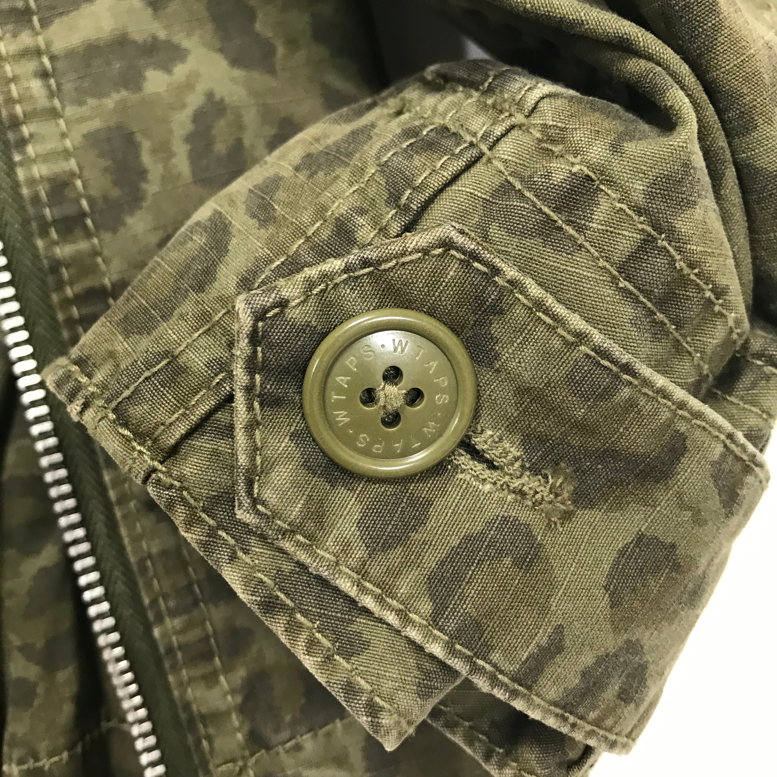 S] WTAPS 12AW Leopard Camo Ripstop Camo M-65 Jacket