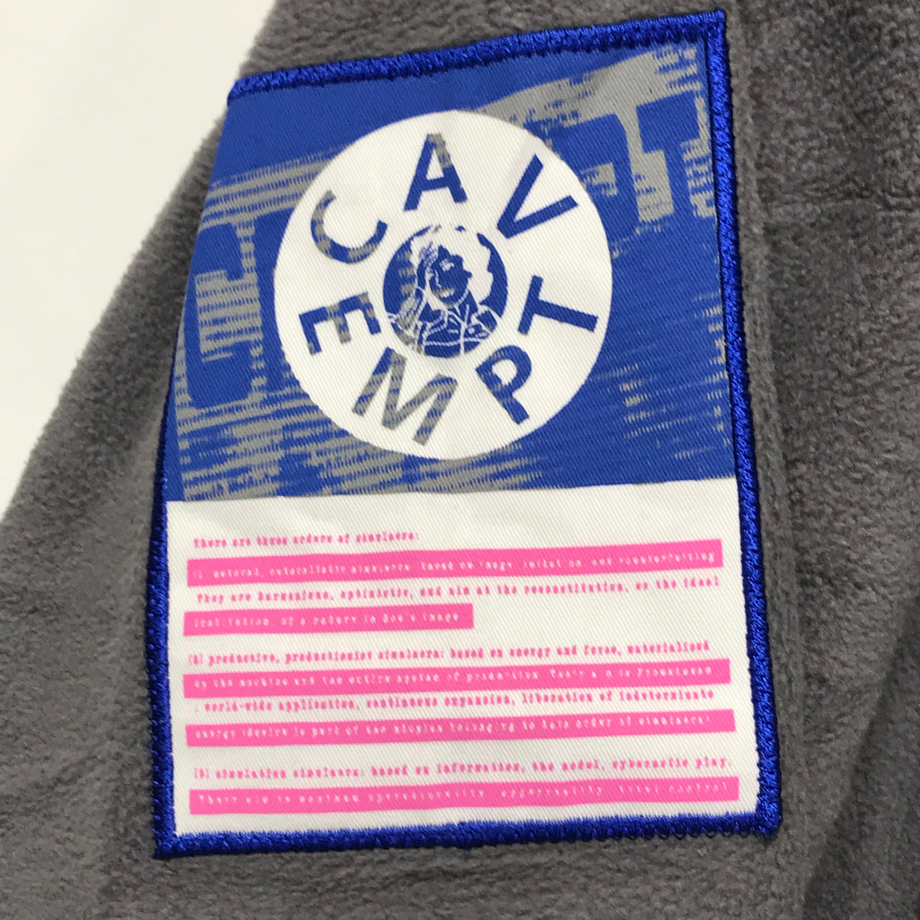 S] Cav Empt C.E Fleece Pullover Grey – StylisticsJapan.com