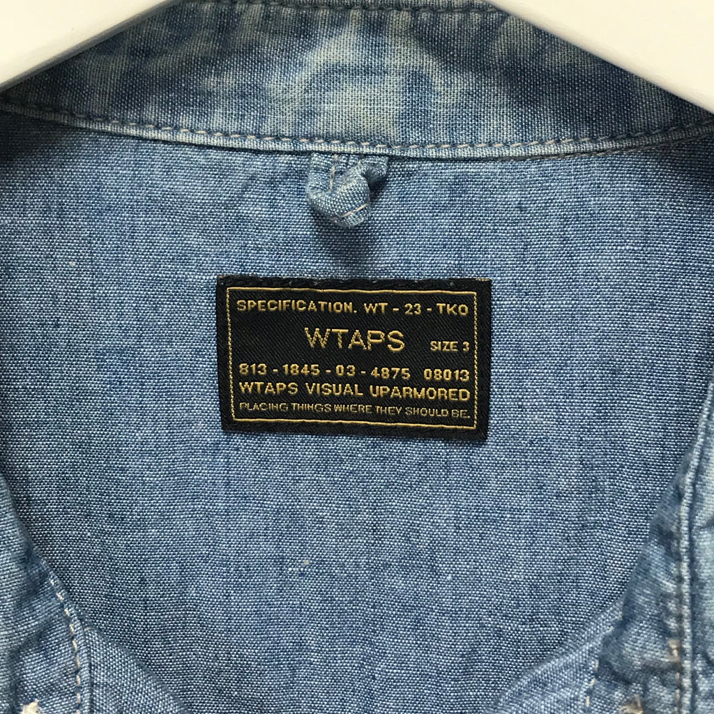 L] WTaps 14AW Cell L/S Chambray Shirt Blue – StylisticsJapan.com