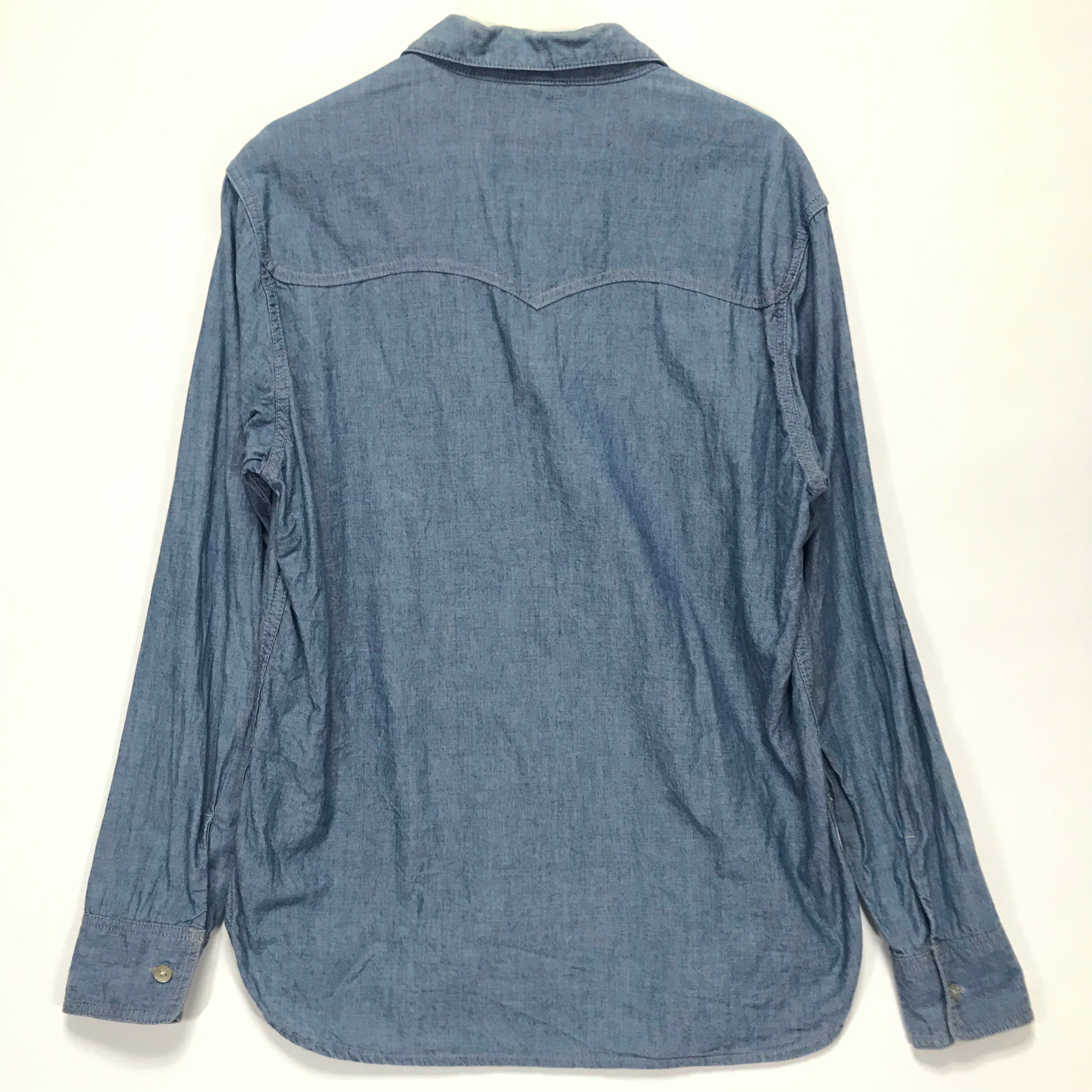 [L] WTaps 14AW Cell L/S Chambray Shirt Blue – StylisticsJapan.com