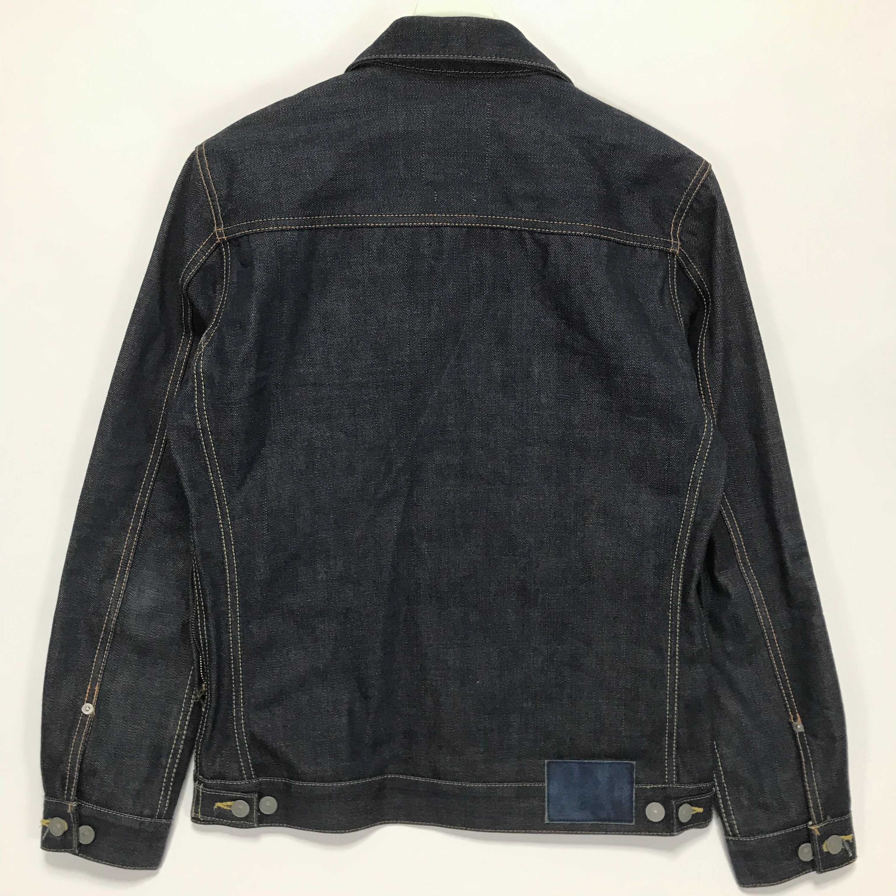 M] VISVIM 15SS SS 101 Jacket Unwashed Indigo VF Denim