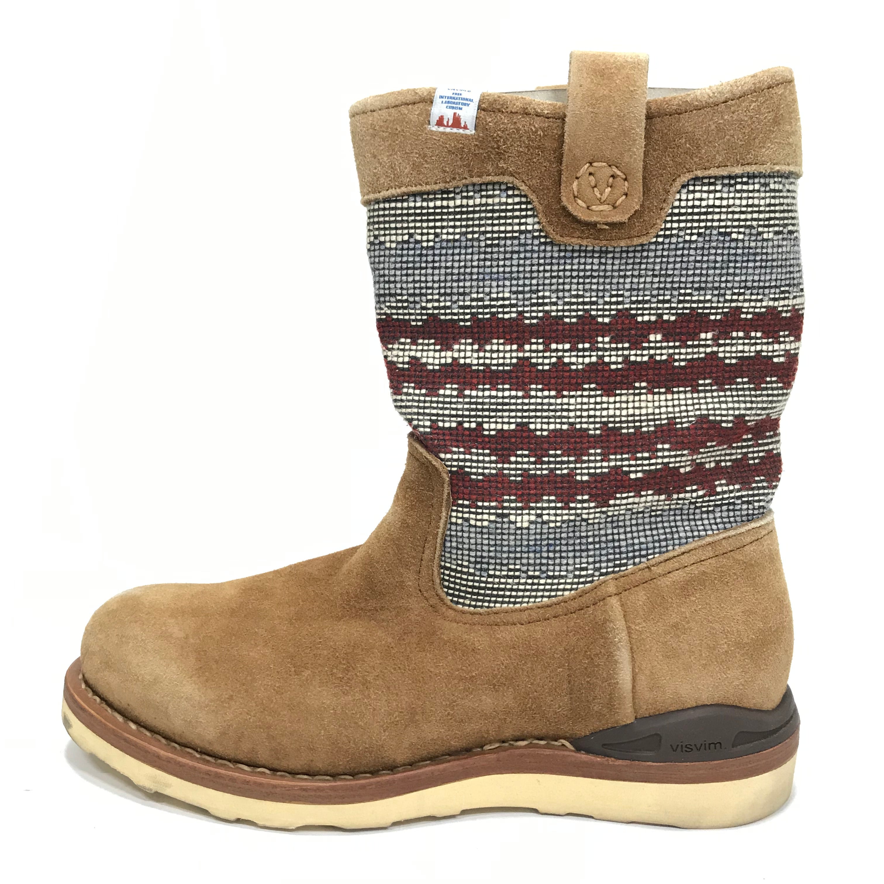 8] Visvim 11SS Wabanaki Boots Folk Blanket Brown – StylisticsJapan.com