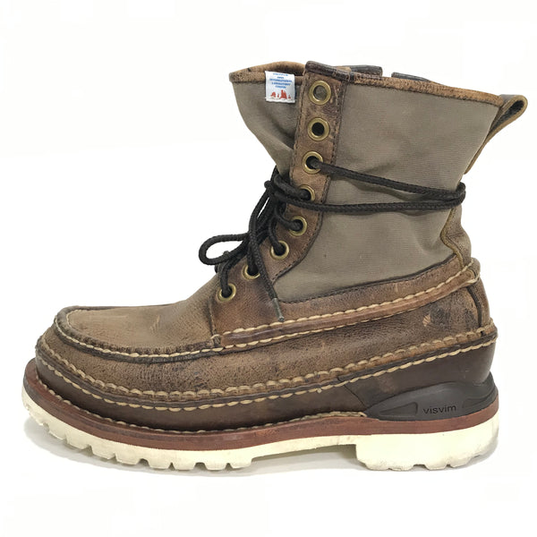 [8.5] Visvim 11SS Grizzly Boots Mid Folk Dk Brown – StylisticsJapan 
