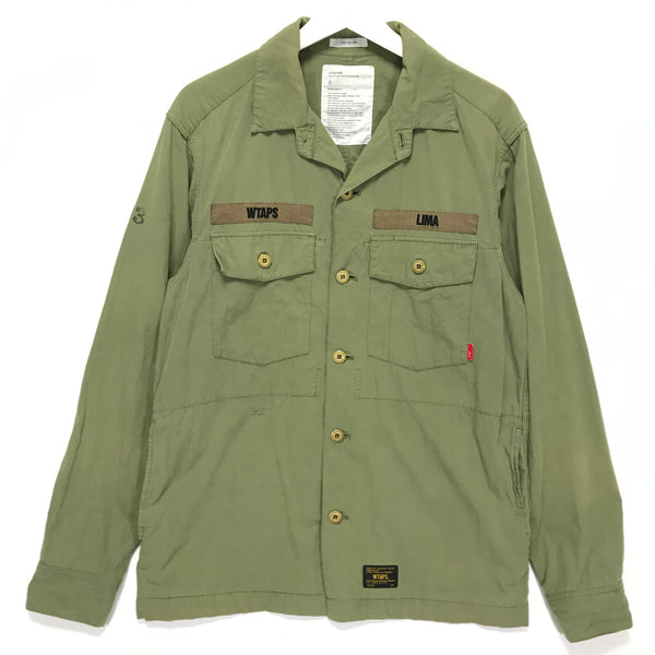 [L] WTAPS 12SS BUDS L/S Shirt Olive