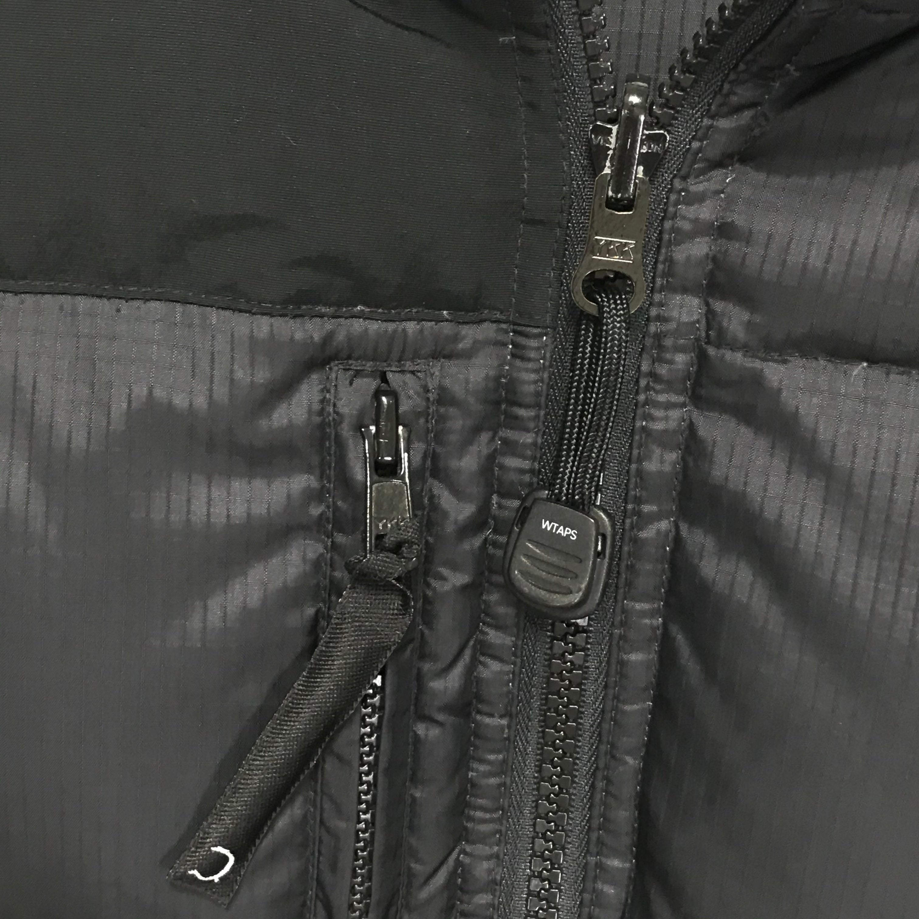 S] WTaps 4-Way Ripstop Nylon Down Puffer Jacket / Vest Black