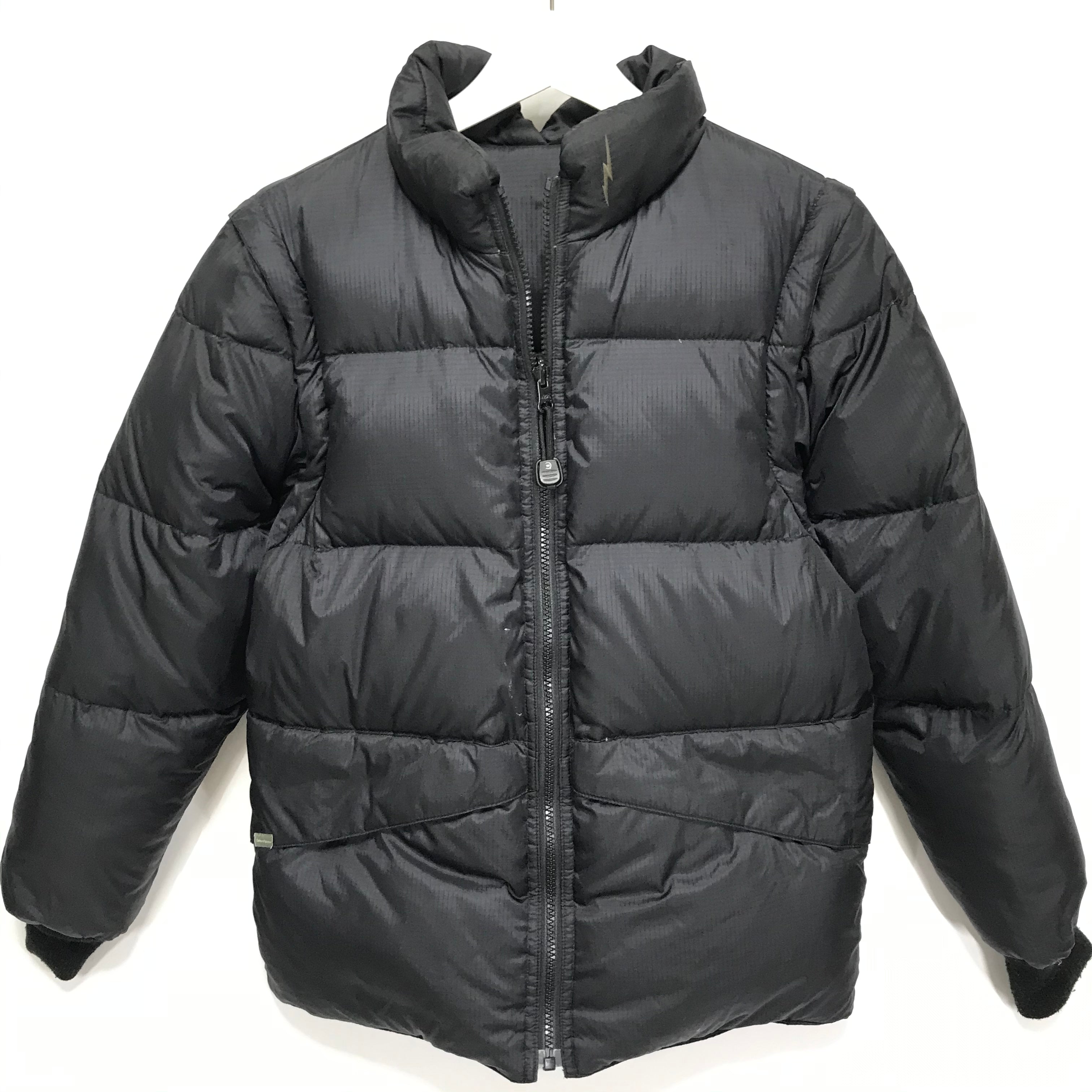 S] WTaps 4-Way Ripstop Nylon Down Puffer Jacket / Vest Black
