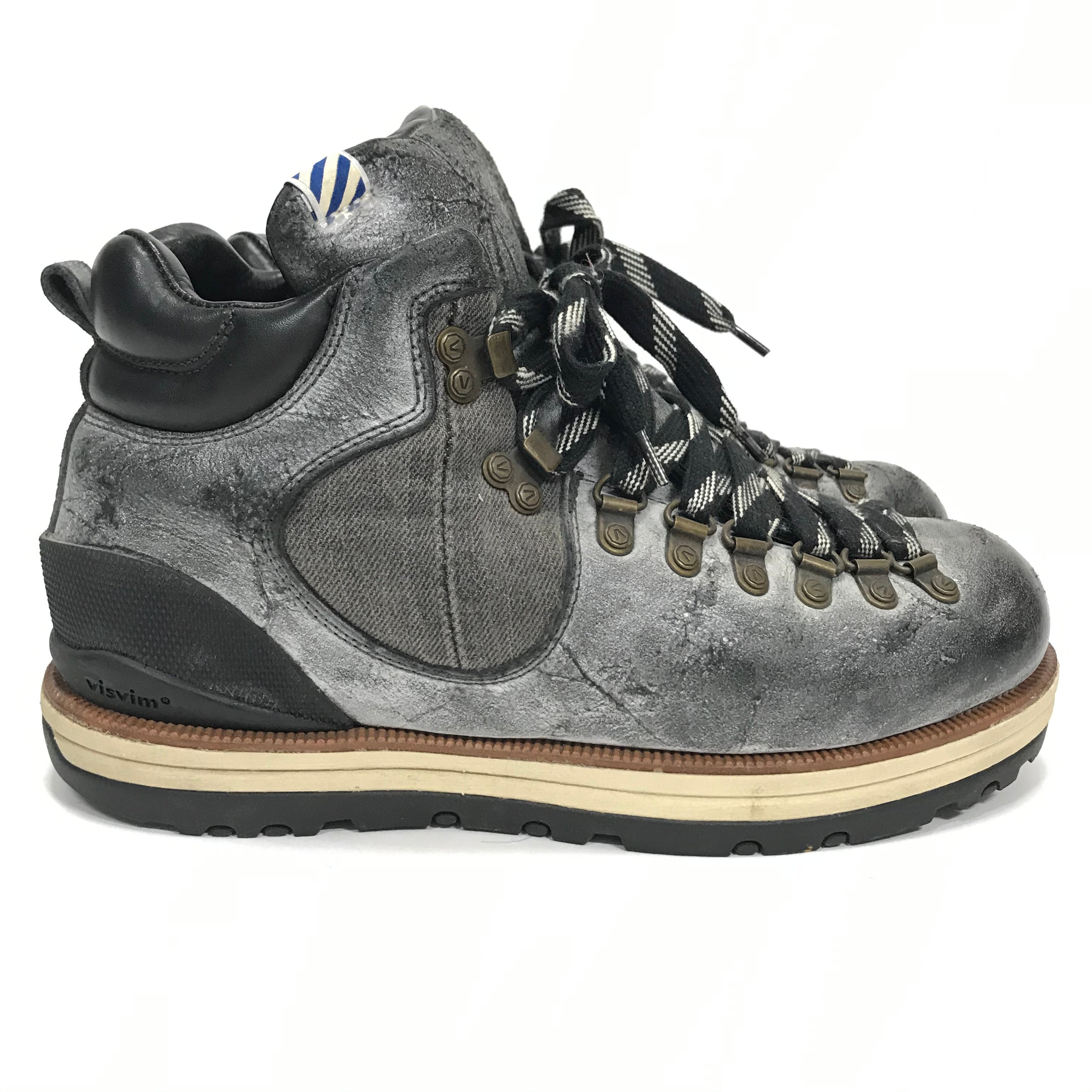 8.5] Visvim 11AW Serra Boots Leather/Denim – StylisticsJapan.com
