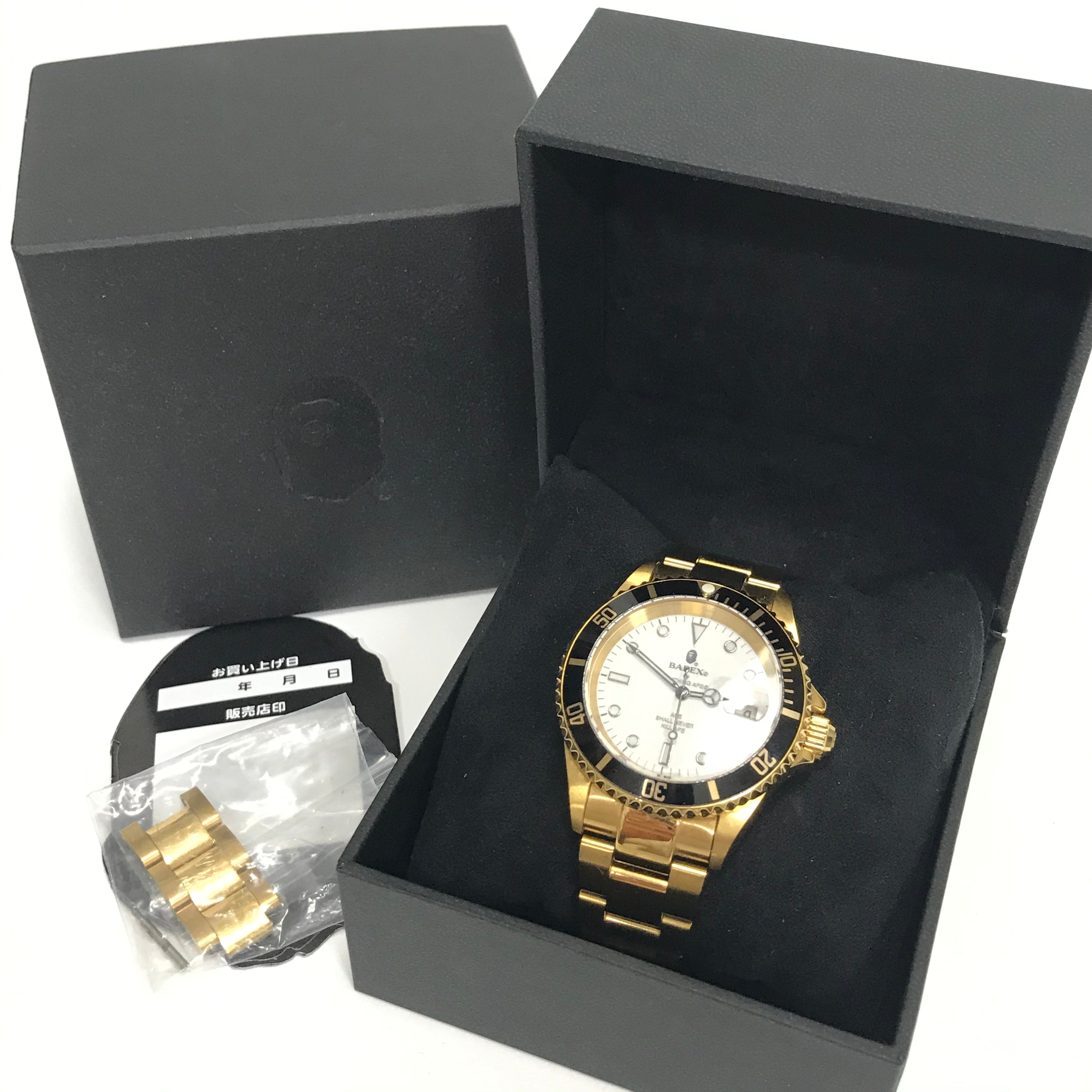 A Bathing Ape Bape Type 1 Bapex Watch Gold – StylisticsJapan.com