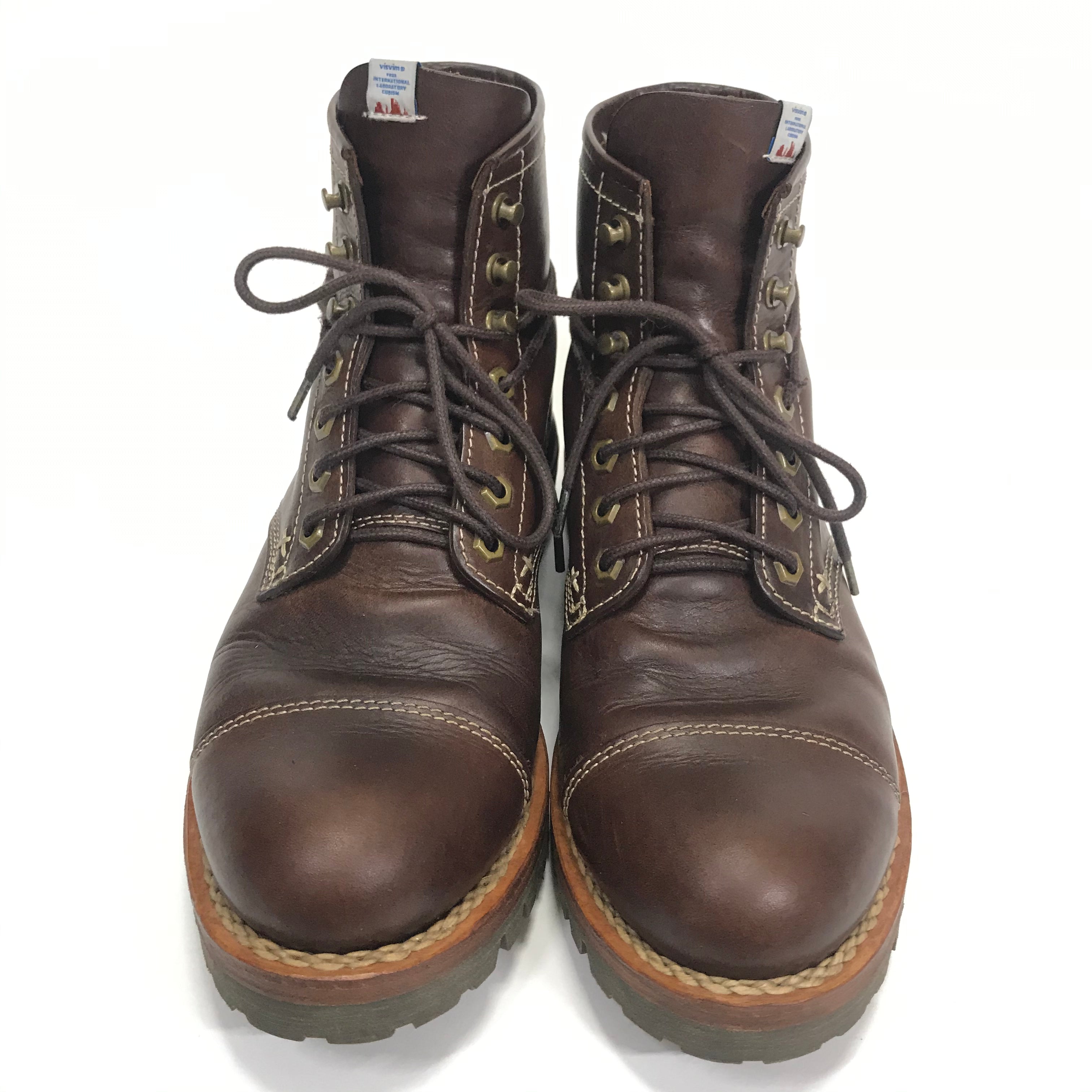 9] Visvim 11SS Virgil Cap Okie Folk Boots Brown – StylisticsJapan.com