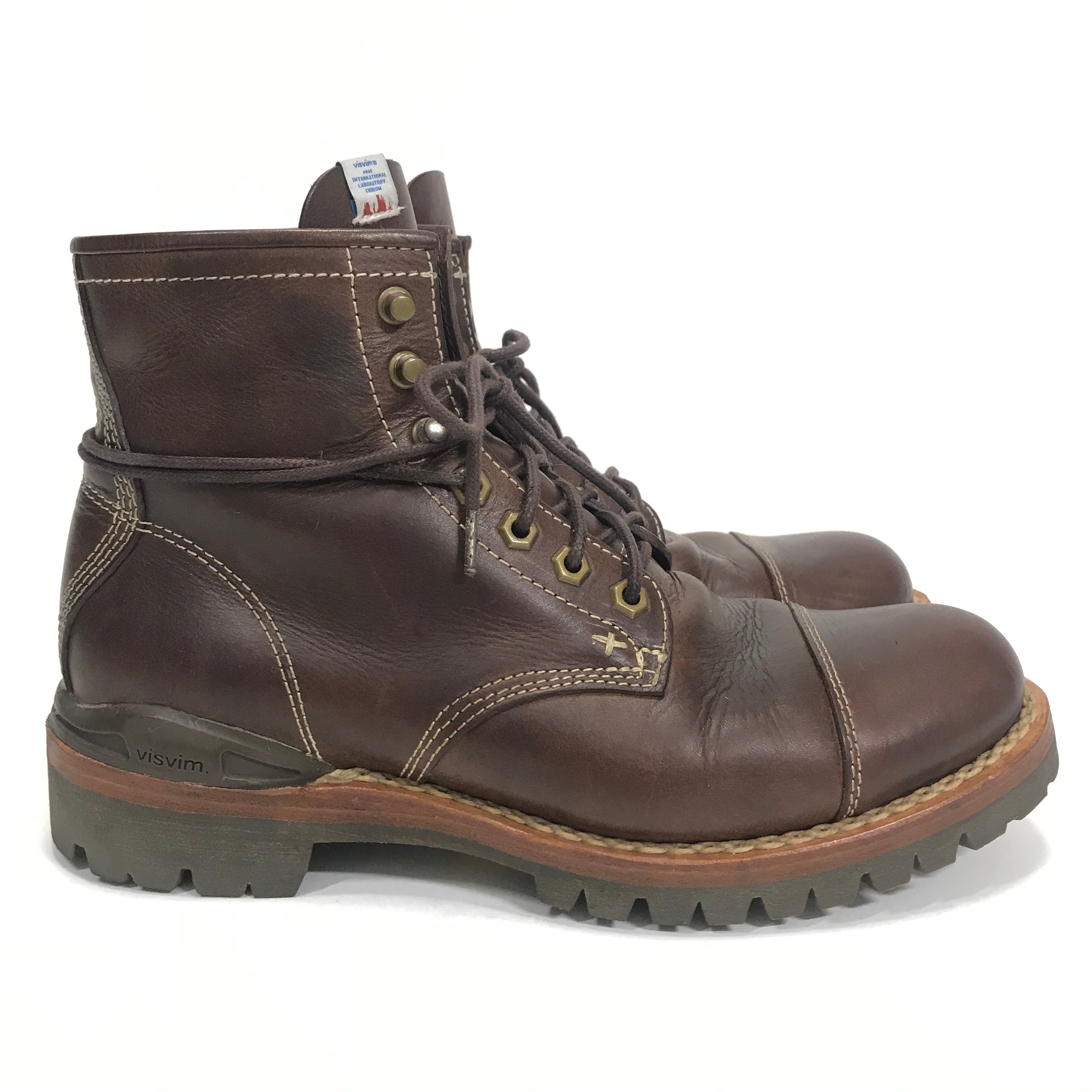 [9] Visvim 11SS Virgil Cap Okie Folk Boots Brown – StylisticsJapan