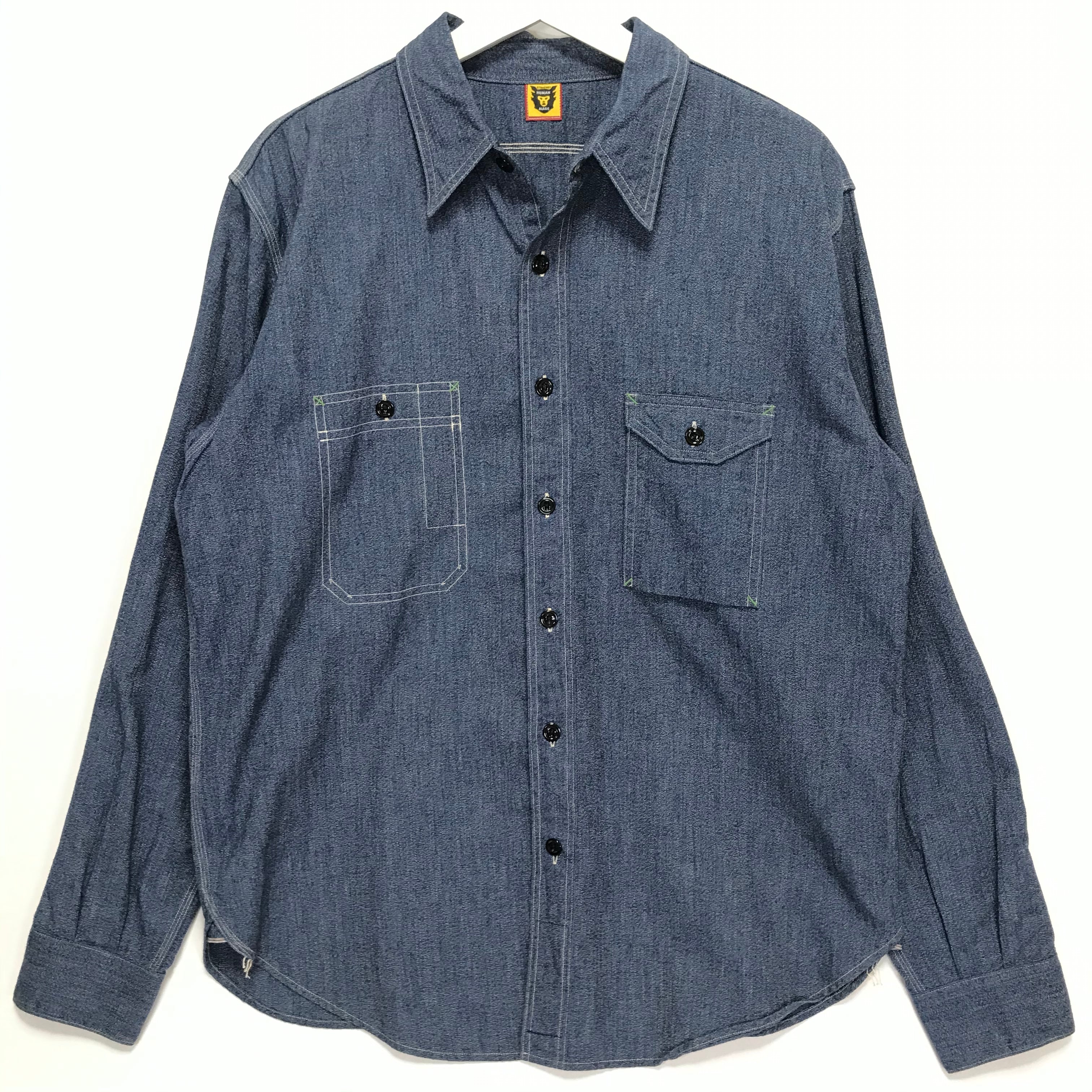 L] Human Made Chambray L/S Shirt Indigo – StylisticsJapan.com