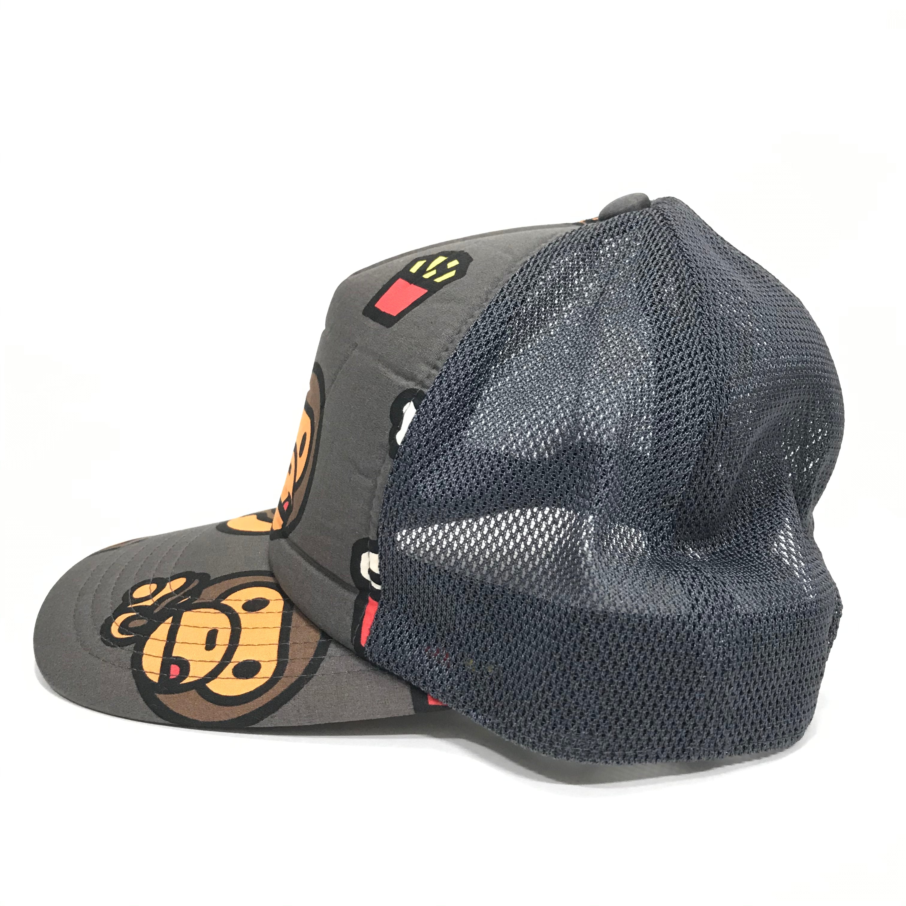 A Bathing Ape Bape Bape Baby Milo Junk Food Mesh Trucker Cap Hat