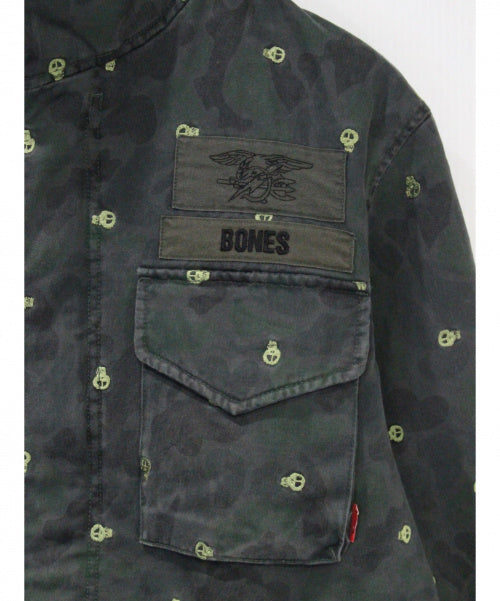 [M] WTAPS STUSSY Skull Camo M-65 Jacket