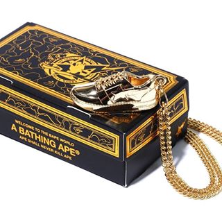 Bape Bapesta Shoe Chain Gold OG A Bathing Ape Nigo Era 💎