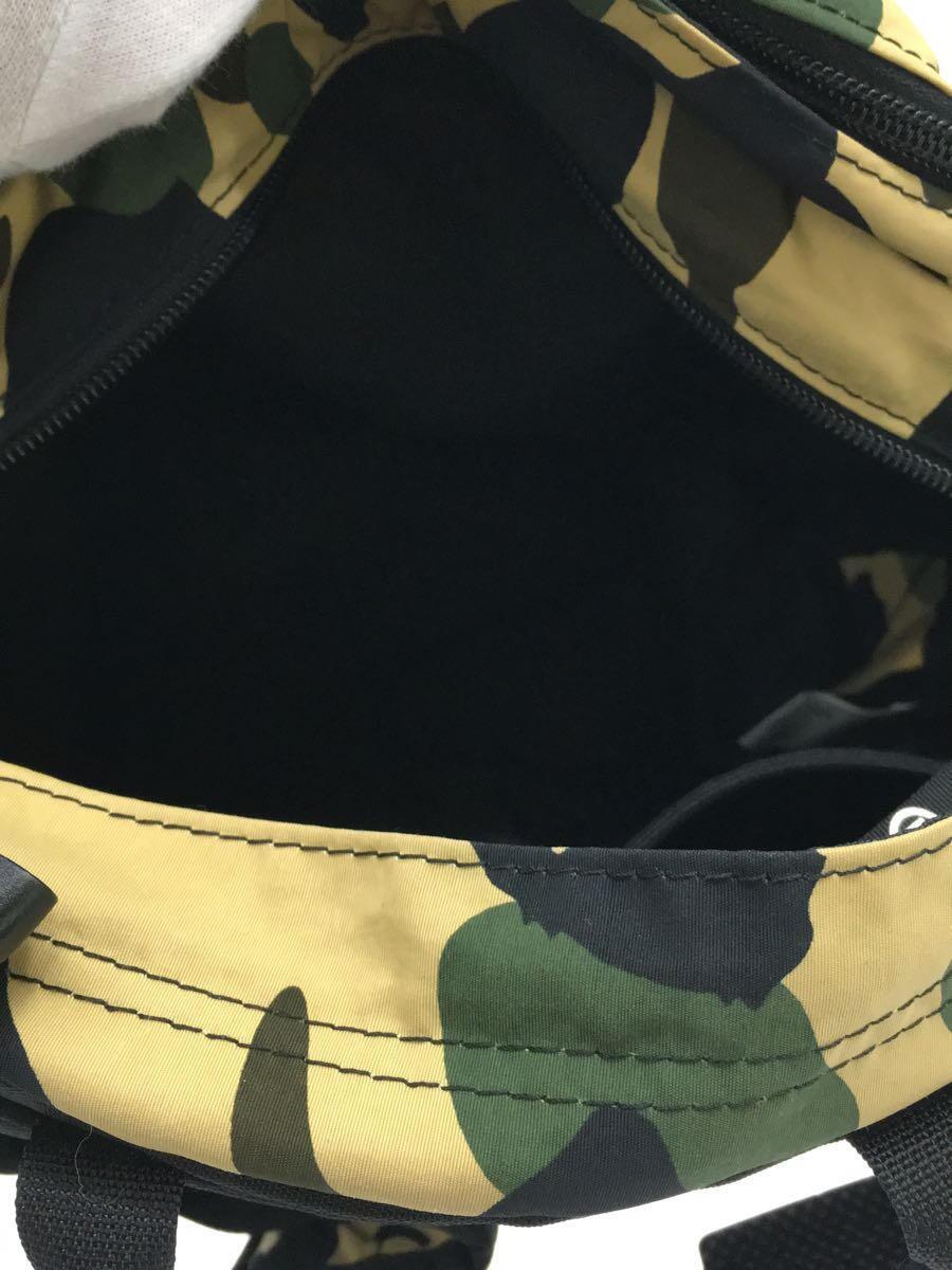 BAPE 1st Camo Utility Bag Yellow for Men