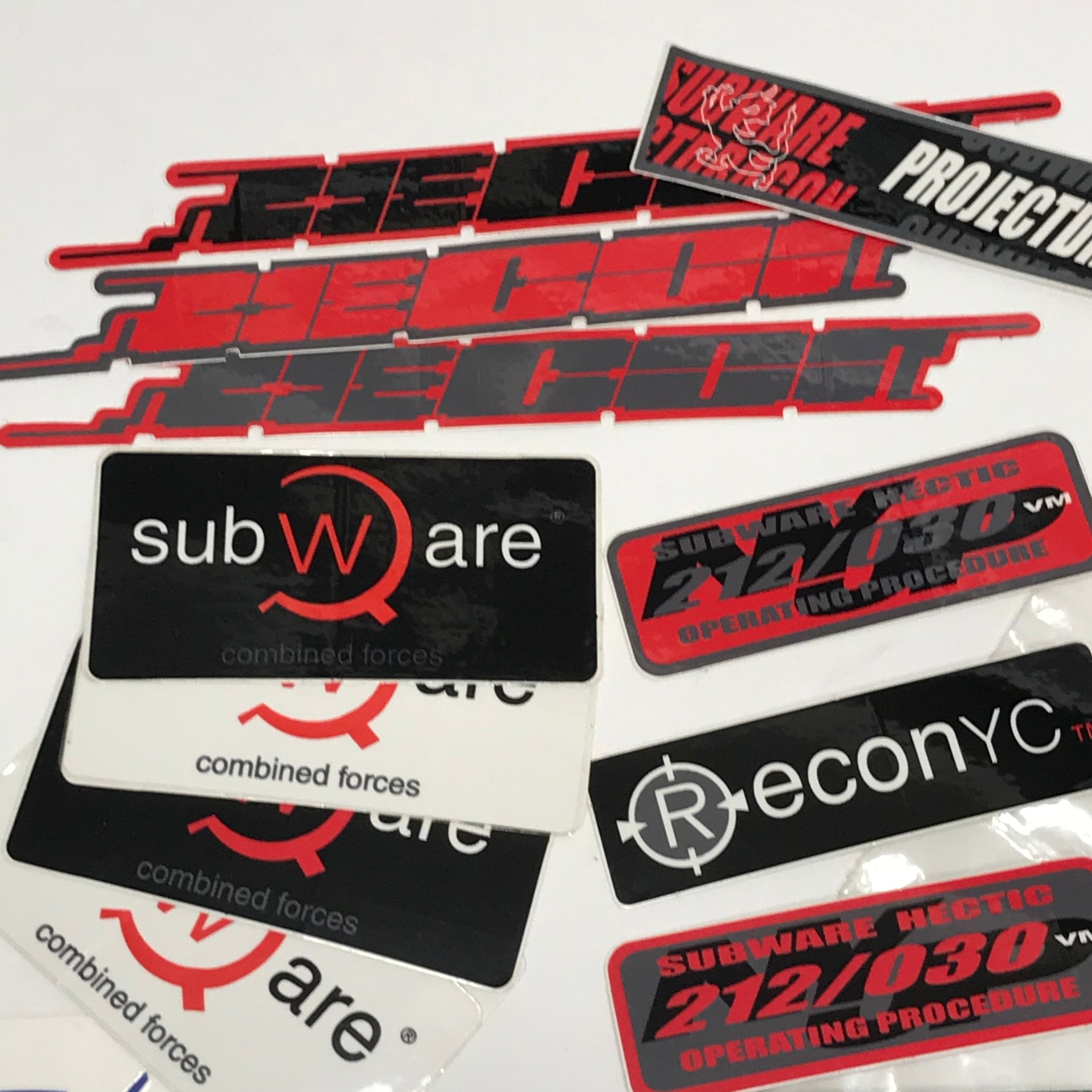 Futura Subware Recon Project Dragon WTAPS Vintage Sticker Pack