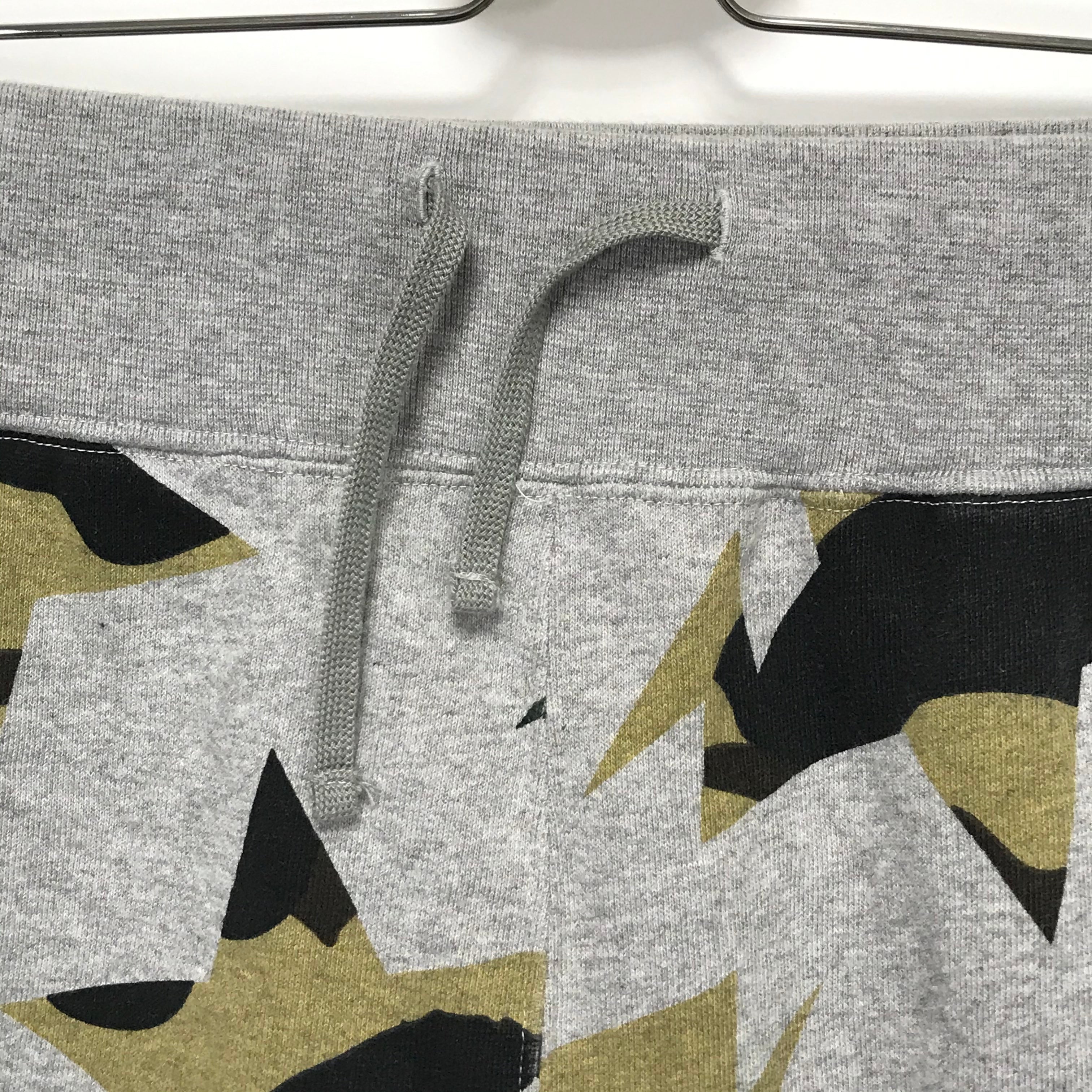 L] A Bathing Ape Bape 1st Camo Sta Sweat Shorts Grey