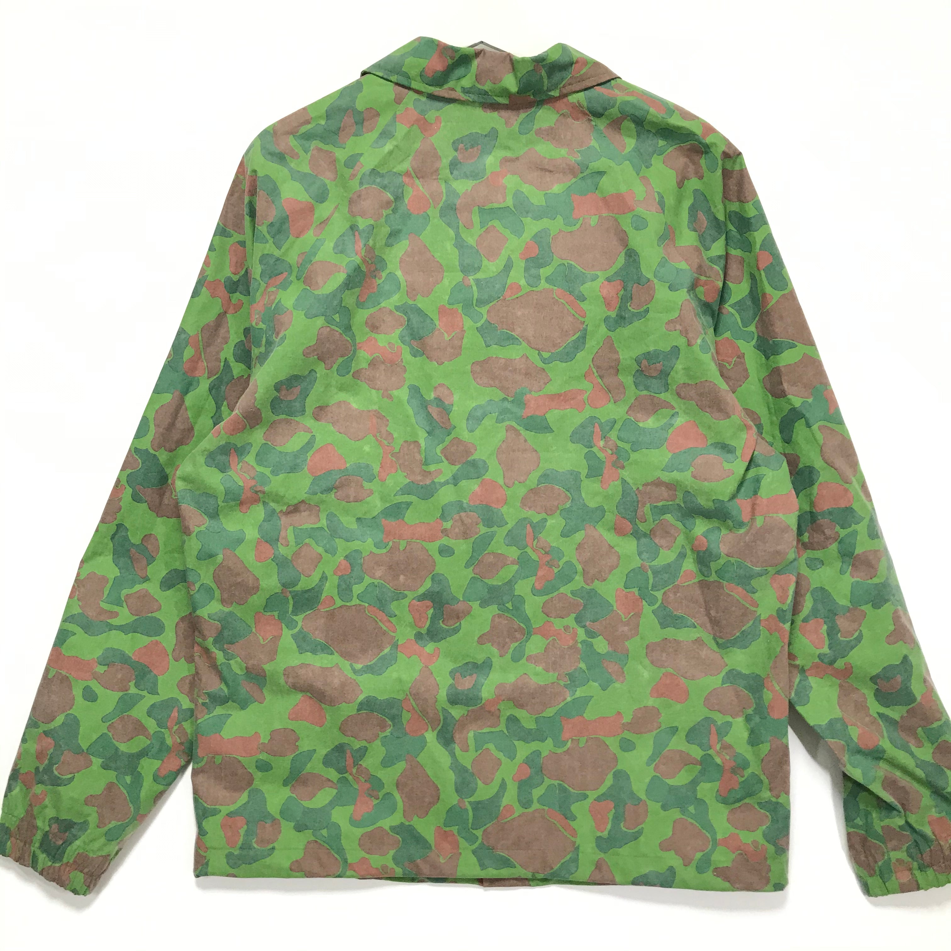 L] VISVIM G Line Gore Tex Duck Camo Coaches Jacket