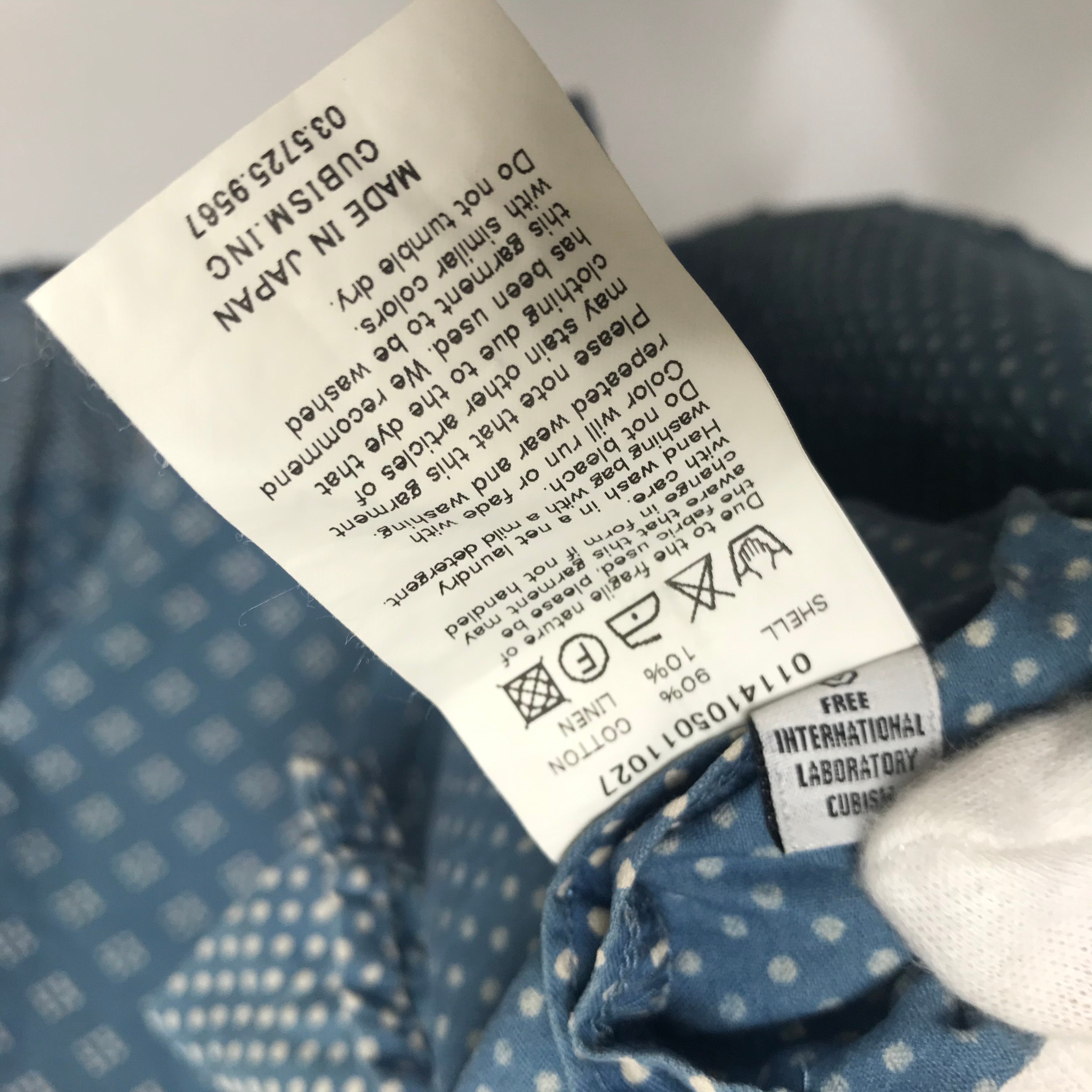 S] VISVIM 14SS Kerchief Dots Tunic Shirt Blue – StylisticsJapan.com