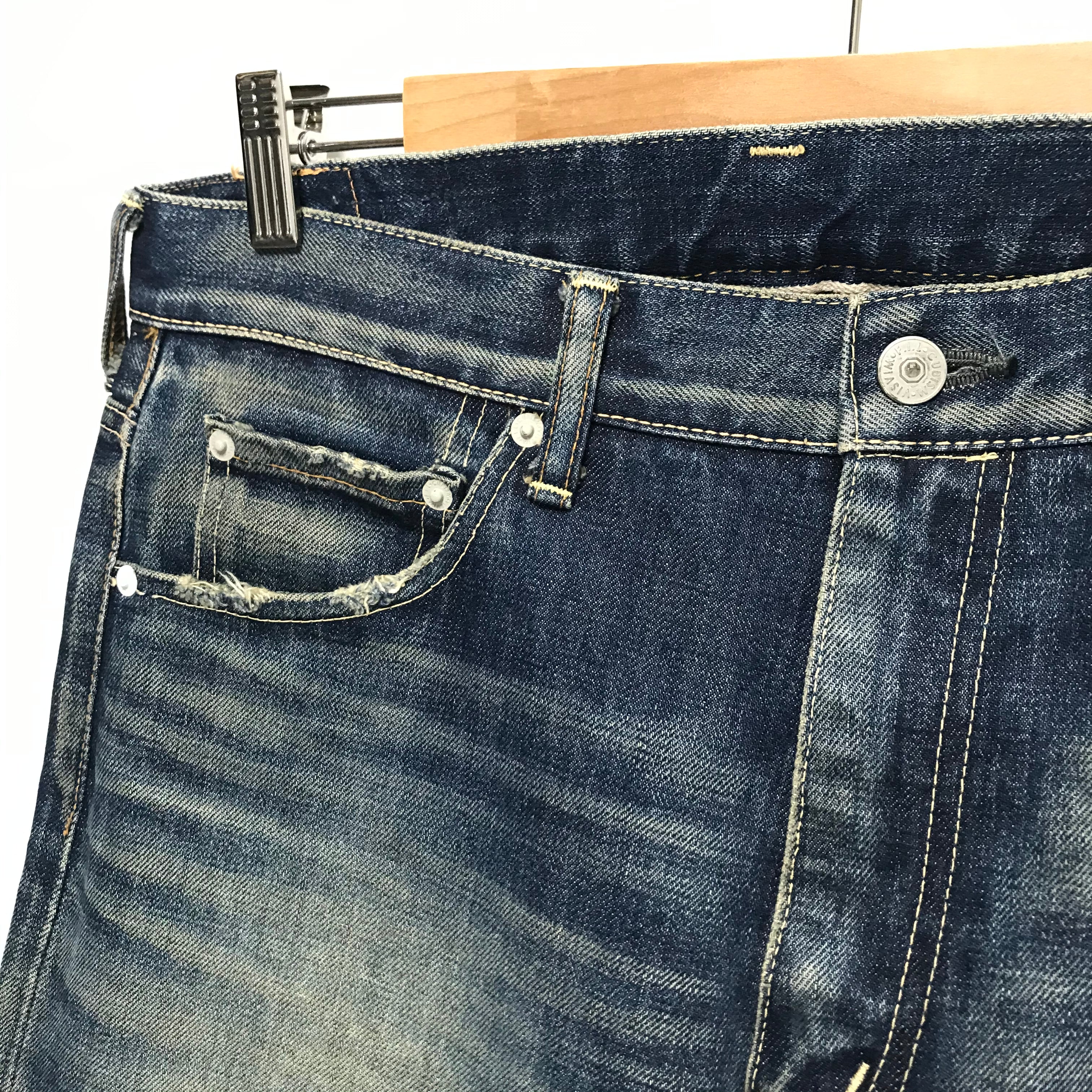 格安新品 visvim 32×32 DENIM sculpture social デニム/ジーンズ