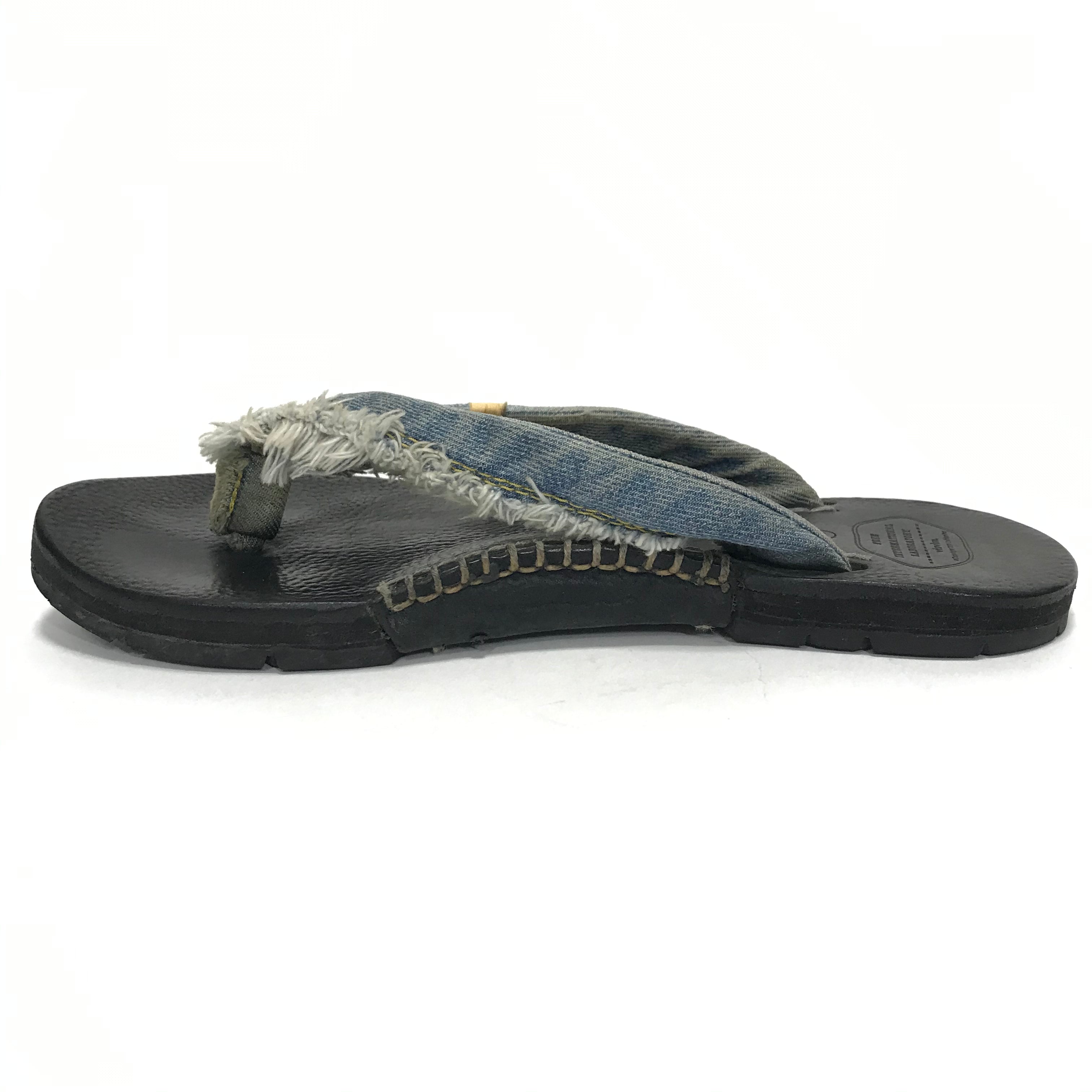 M] Visvim Lama Sandals Denim Folk Sand – StylisticsJapan.com