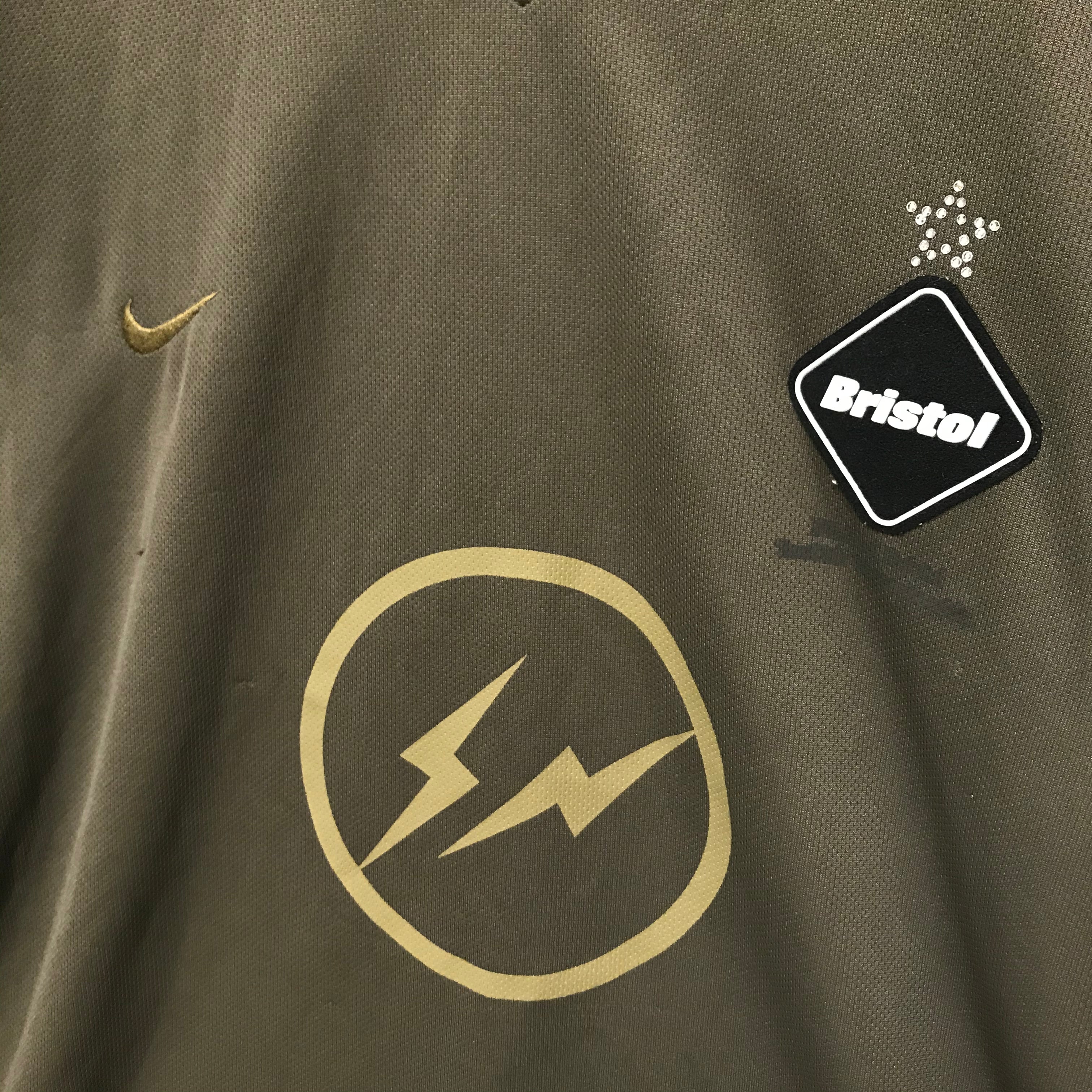 M] Fragment x Visvim x FCRB Nike Soccer Football L/S Jersey Shirt