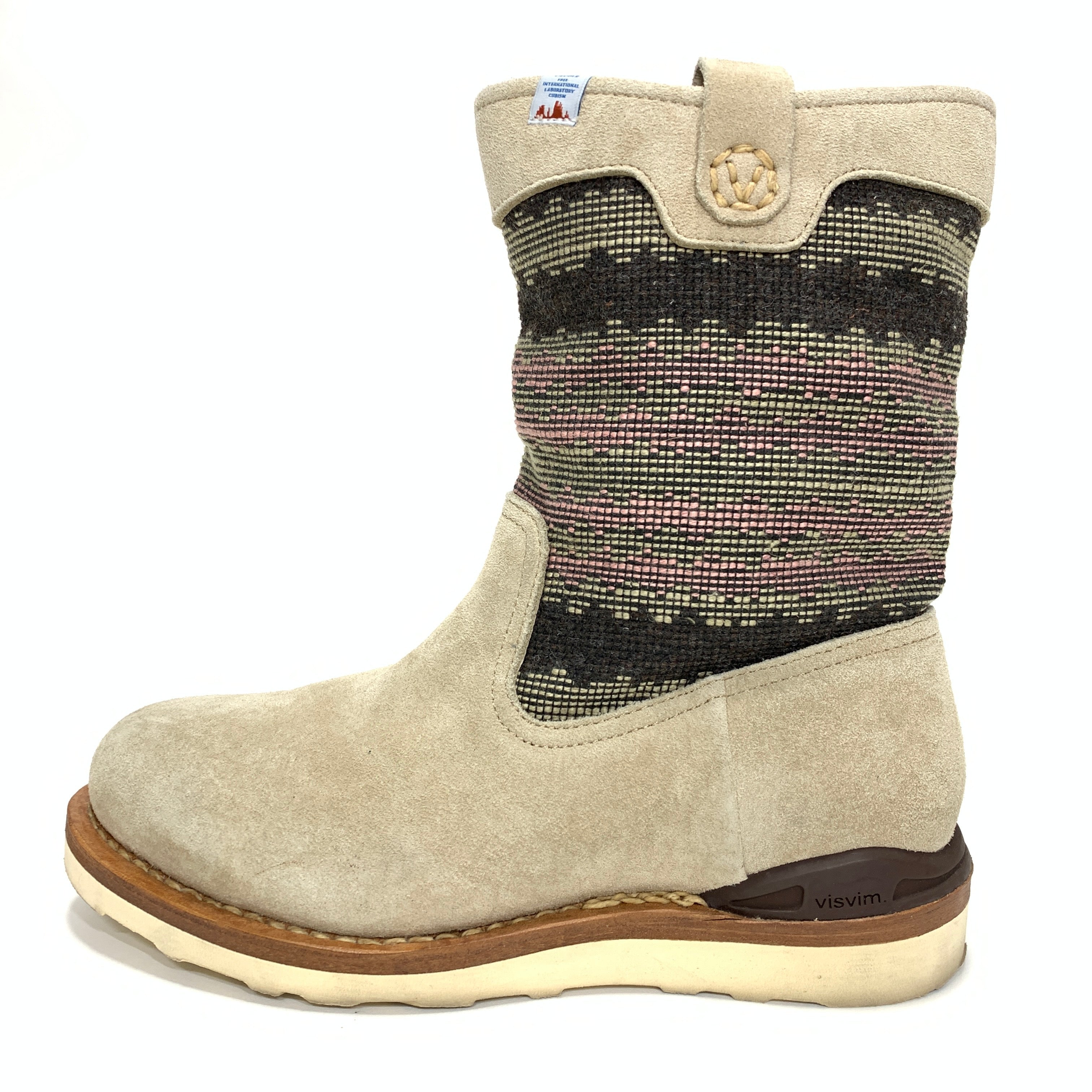 [8] Visvim 11SS Wabanaki Boots Folk Blanket Sand