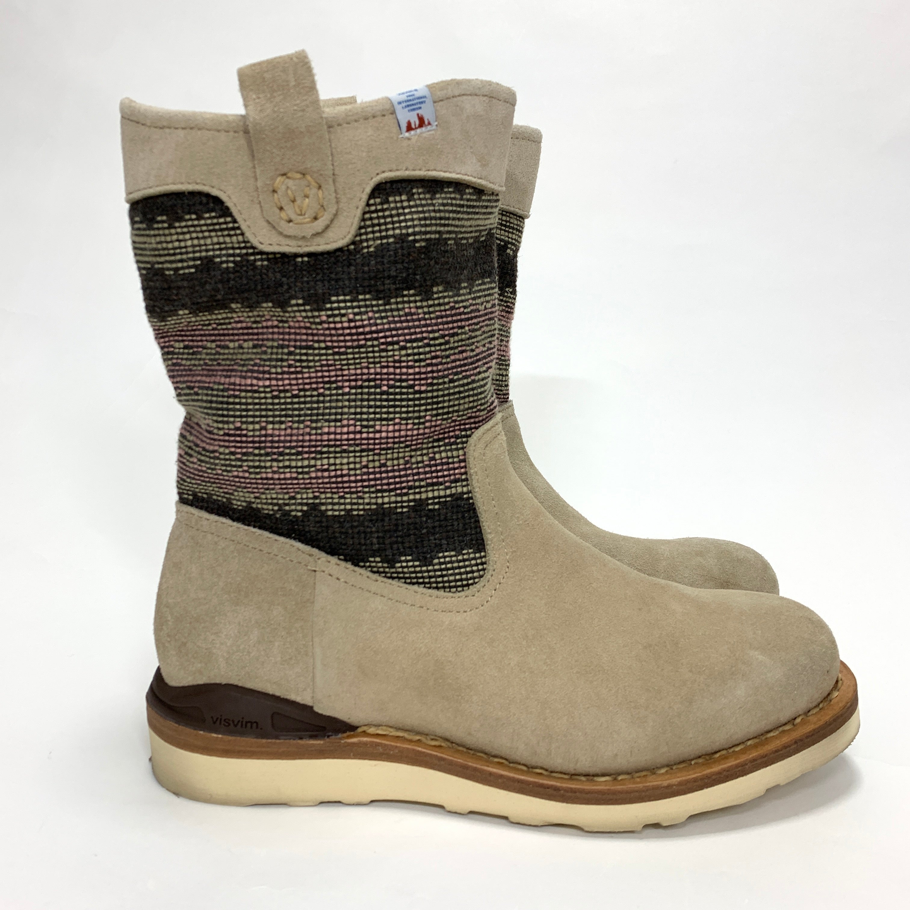 8] Visvim 11SS Wabanaki Boots Folk Blanket Sand – StylisticsJapan.com