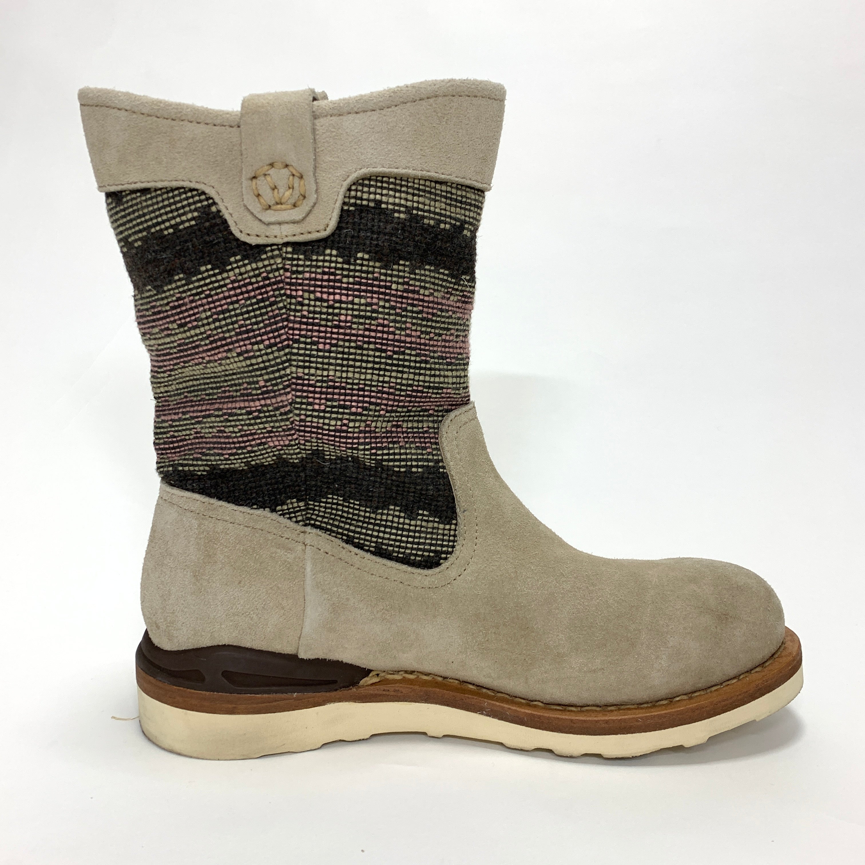 [8] Visvim 11SS Wabanaki Boots Folk Blanket Sand